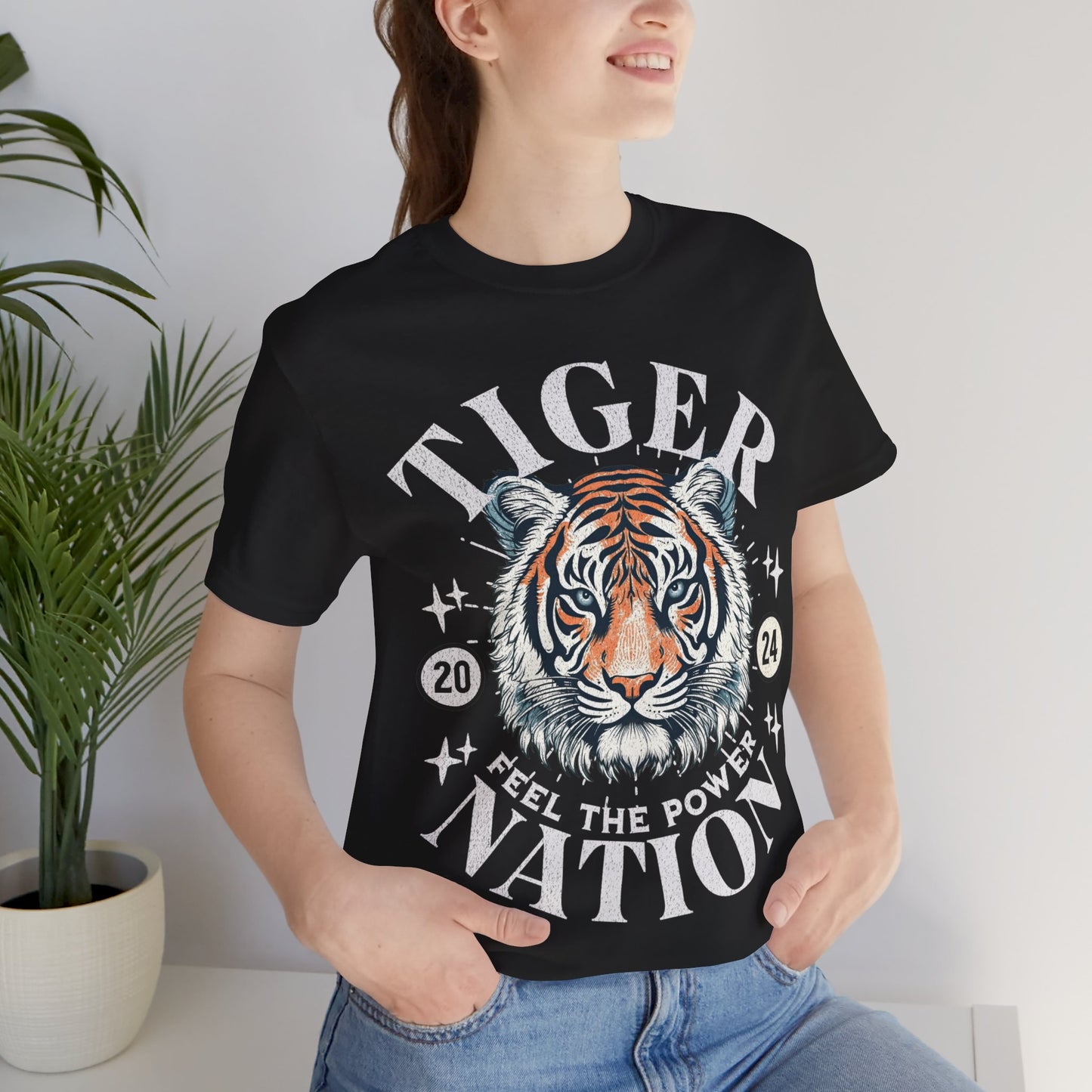 Tiger Nation - Bella Canvas 3001 Unisex Jersey Short Sleeve Tee