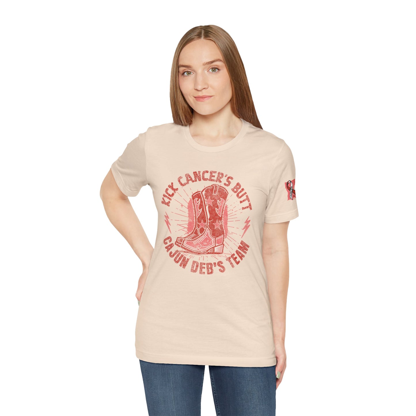 Cajun Deb's Cancer MDS Awareness Tee, Kick Cancer's Butt Shirt, Unisex Support Tee, Gift for Cancer Fighters, Motivational T-Shirt Bella+Canva 3001