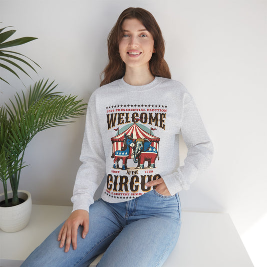 Elecciones políticas 2024 - Sudadera unisex de cuello redondo Gildan 18000 