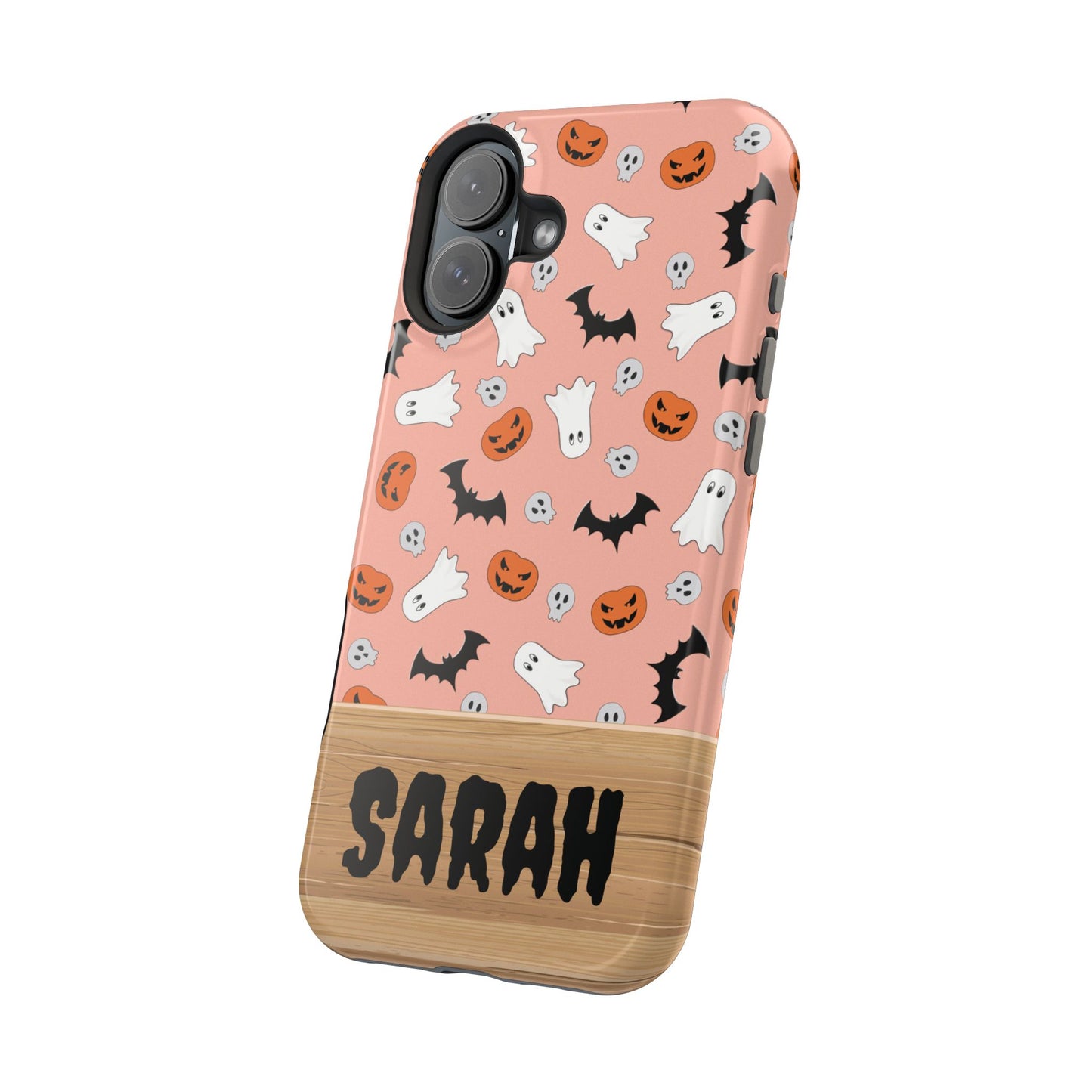 Custom, Personalized Halloween Magnetic Tough Cases for iPhone -ghost bat pumpkin