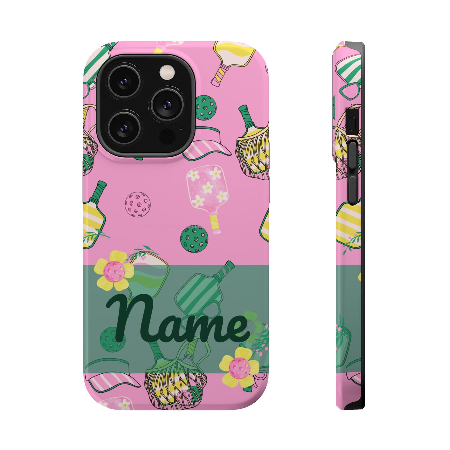 Pickleball Pro: Custom Magnetic Tough Case Personalized