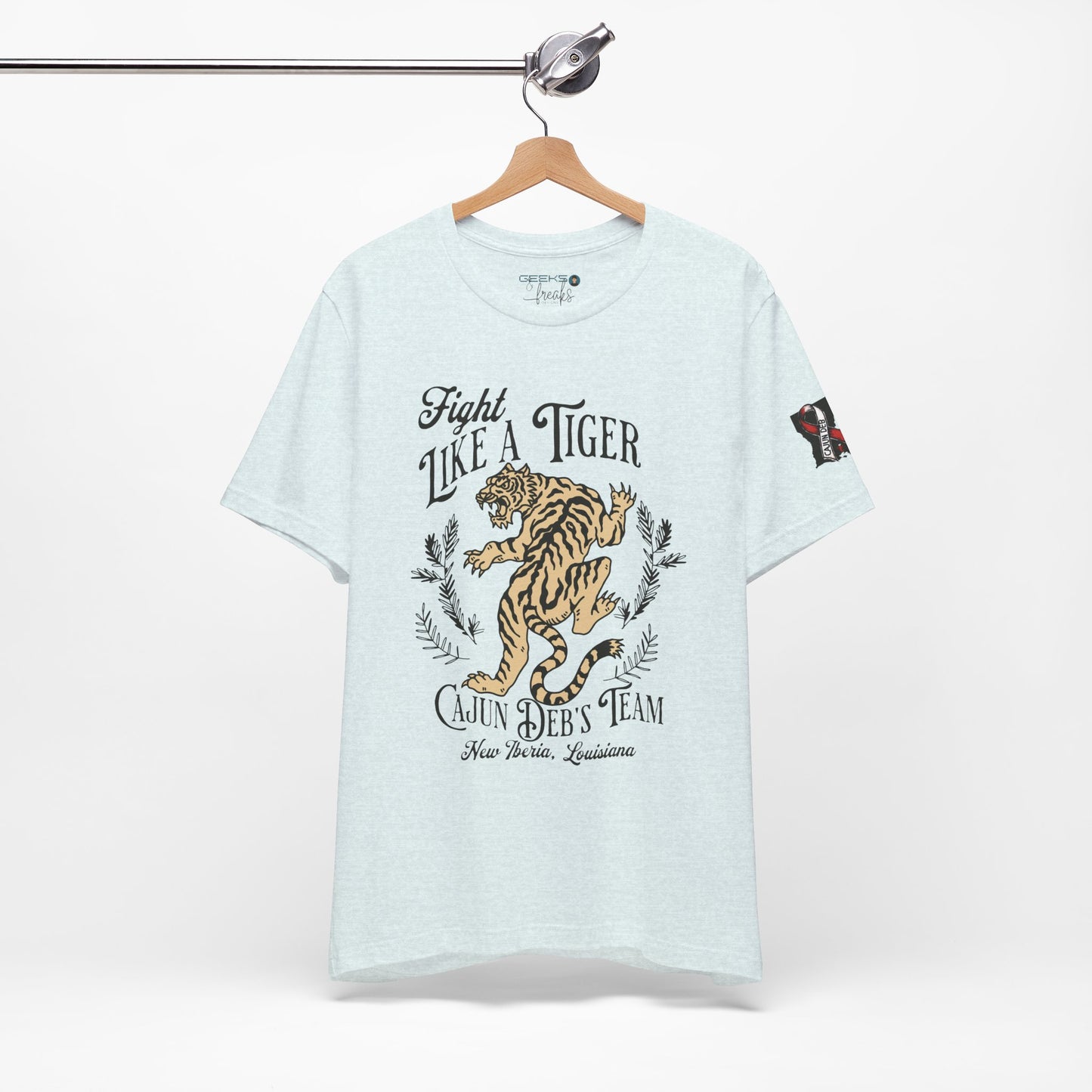 CAJUN DEB Fight Like a Tiger Tough Cancer MDS Awareness Tee, Unisex Support Tee, Gift for Cancer Fighters, Motivational T-Shirt Bella+Canva 3001