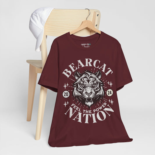 Camiseta unisex de manga corta Bella Canvas 3001 de Bearcat Nation