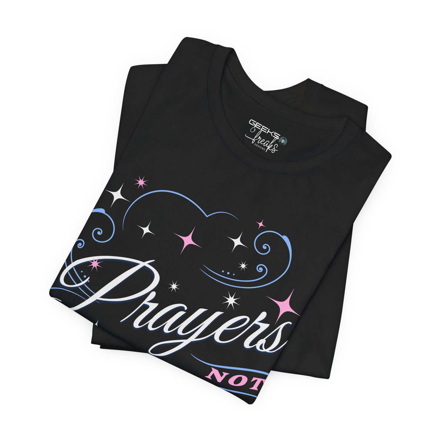 Prayers Not Judgment shirt - Bella Canvas 3001 Unisex Jersey Short Sleeve Tee Christian gift
