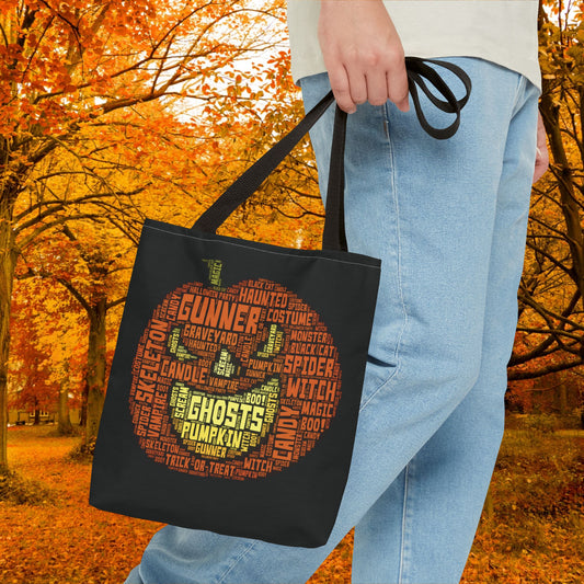 Personalized Trick-or-Treat Bag | Custom Halloween Bag with Child's Name | Personalized Pumpkin Candy Tote