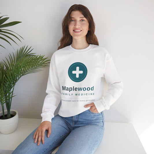 Custom Medical Office Logo Sweatshirt Clinic Team Gift Personalized Practice Crewneck Gildan 18000
