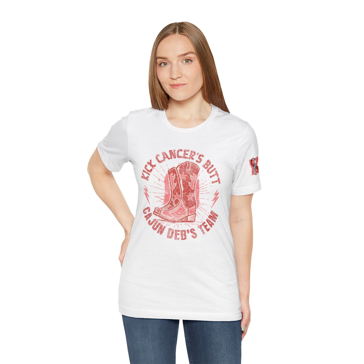 Cajun Deb's Cancer MDS Awareness Tee, Kick Cancer's Butt Shirt, Unisex Support Tee, Gift for Cancer Fighters, Motivational T-Shirt Bella+Canva 3001