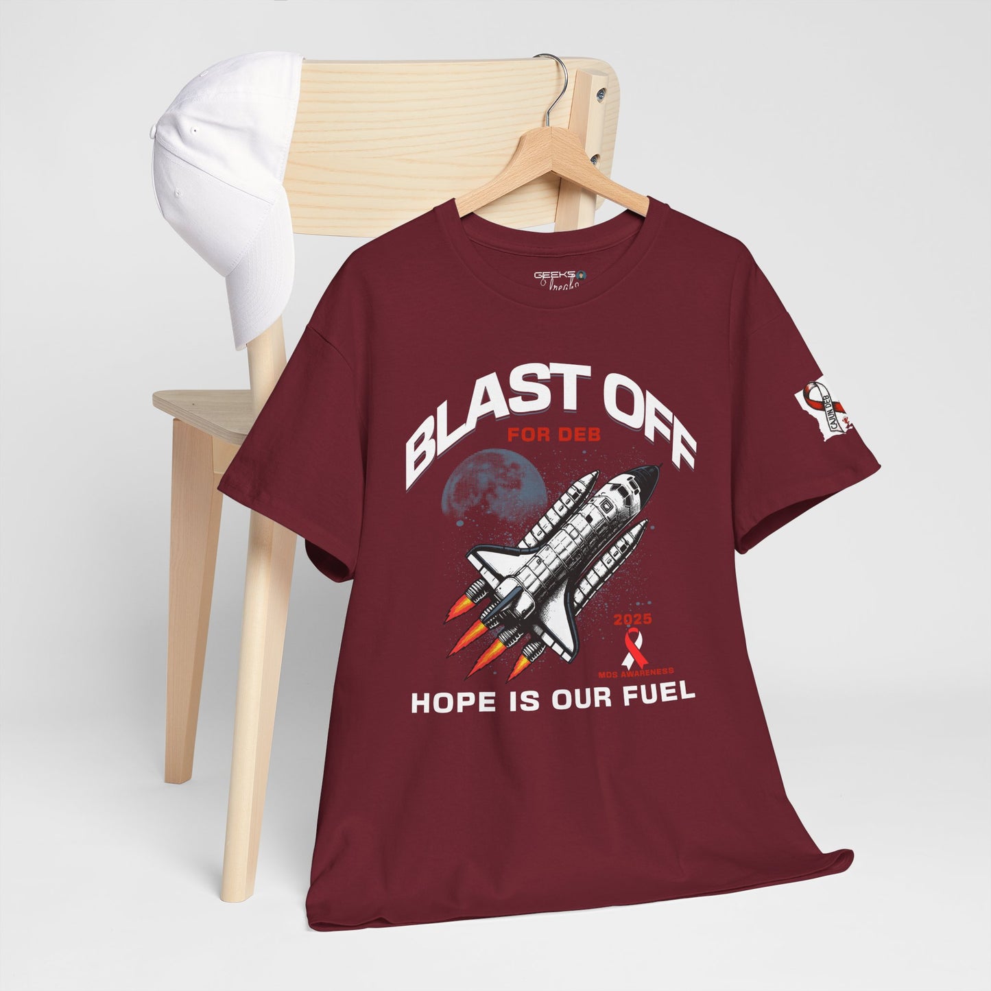 CAJUN DEB Blast Off Rocket GILDAN 5000 Unisex Heavy Cotton Tee, Trendy Graphic Tee