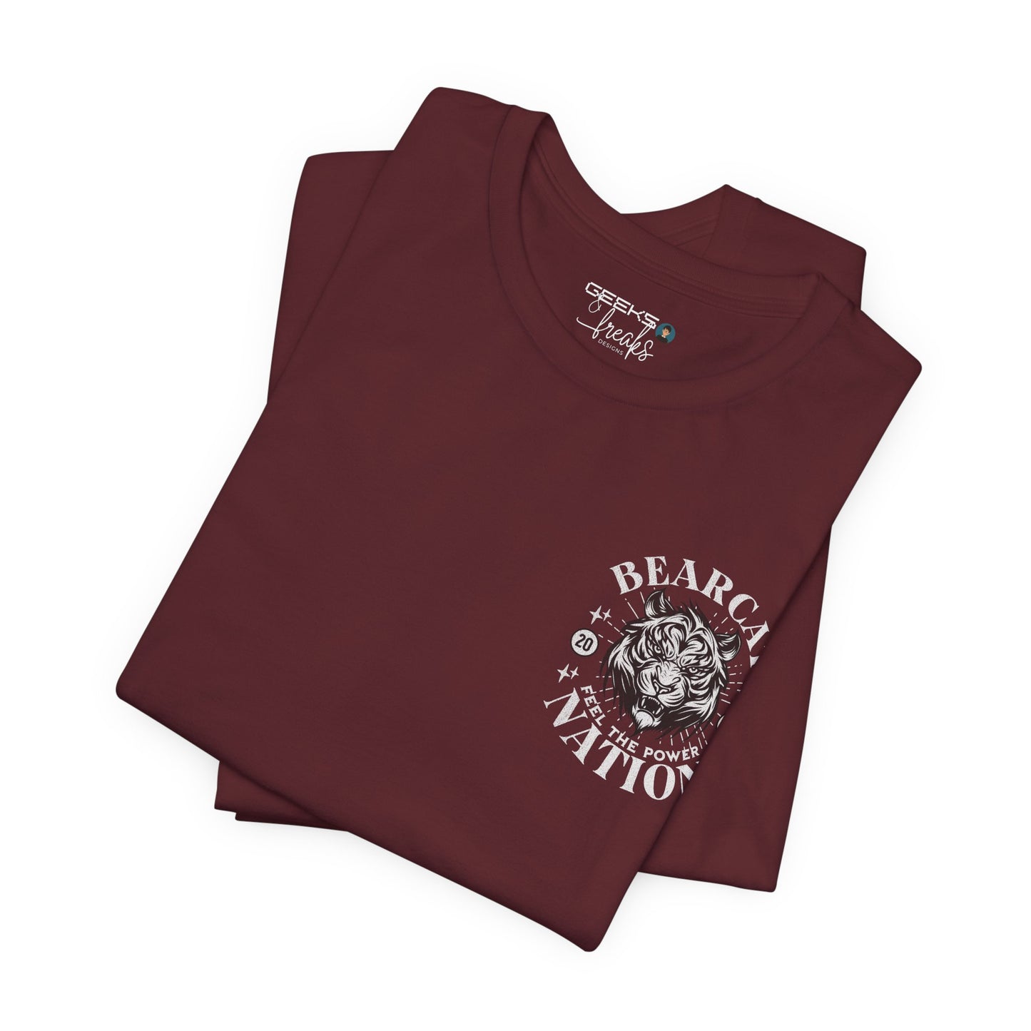 Bearcat Nation POCKET DESIGN - Bella Canvas 3001 Unisex Jersey Short Sleeve Tee