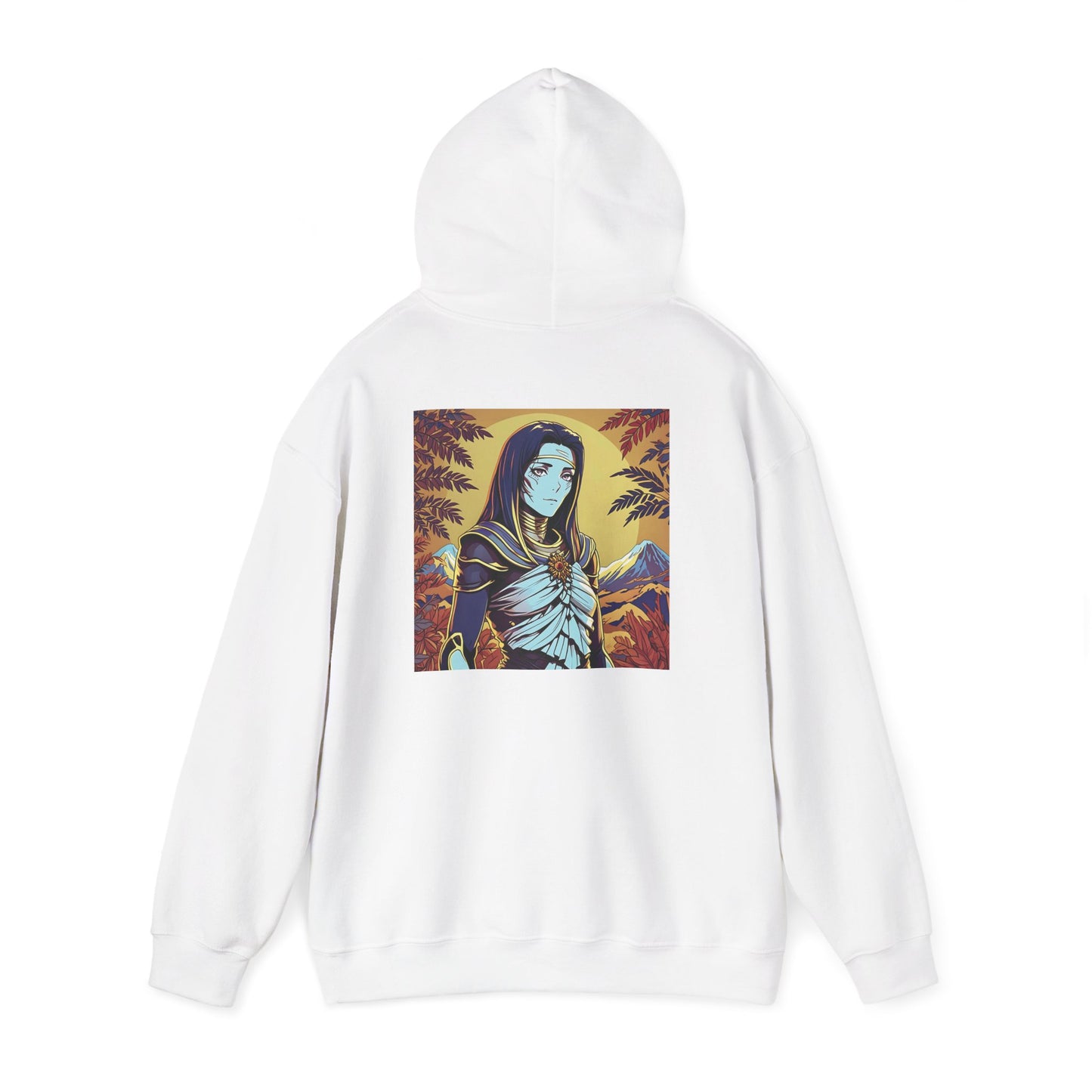 Anime Hoodie Mummy Halloween Unisex Heavy Blend™ Hooded Sweatshirt Gildan 18500