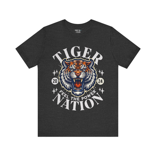 Tiger Nation - Bella Canvas 3001 Unisex Jersey Short Sleeve Tee