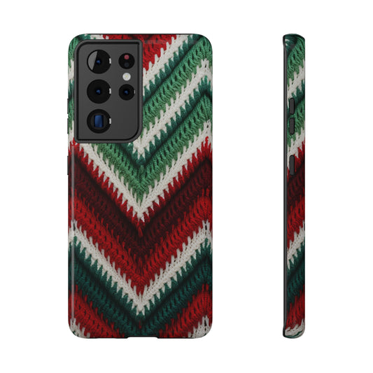 Funda navideña vintage afgana para teléfono - Funda navideña personalizada y resistente a impactos