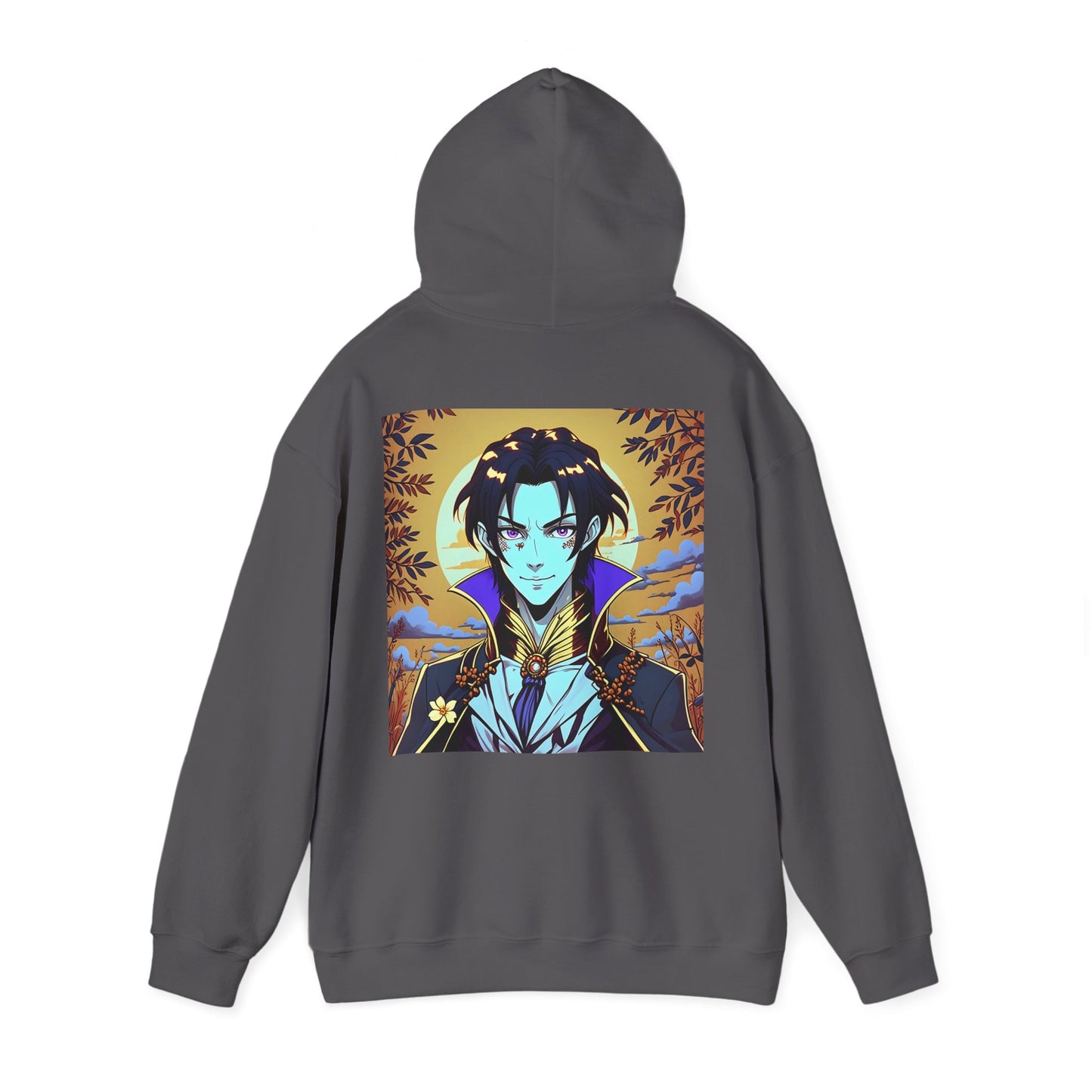 Anime Hoodie Vampire Halloween Unisex Heavy Blend™ Hooded Sweatshirt Gildan 18500