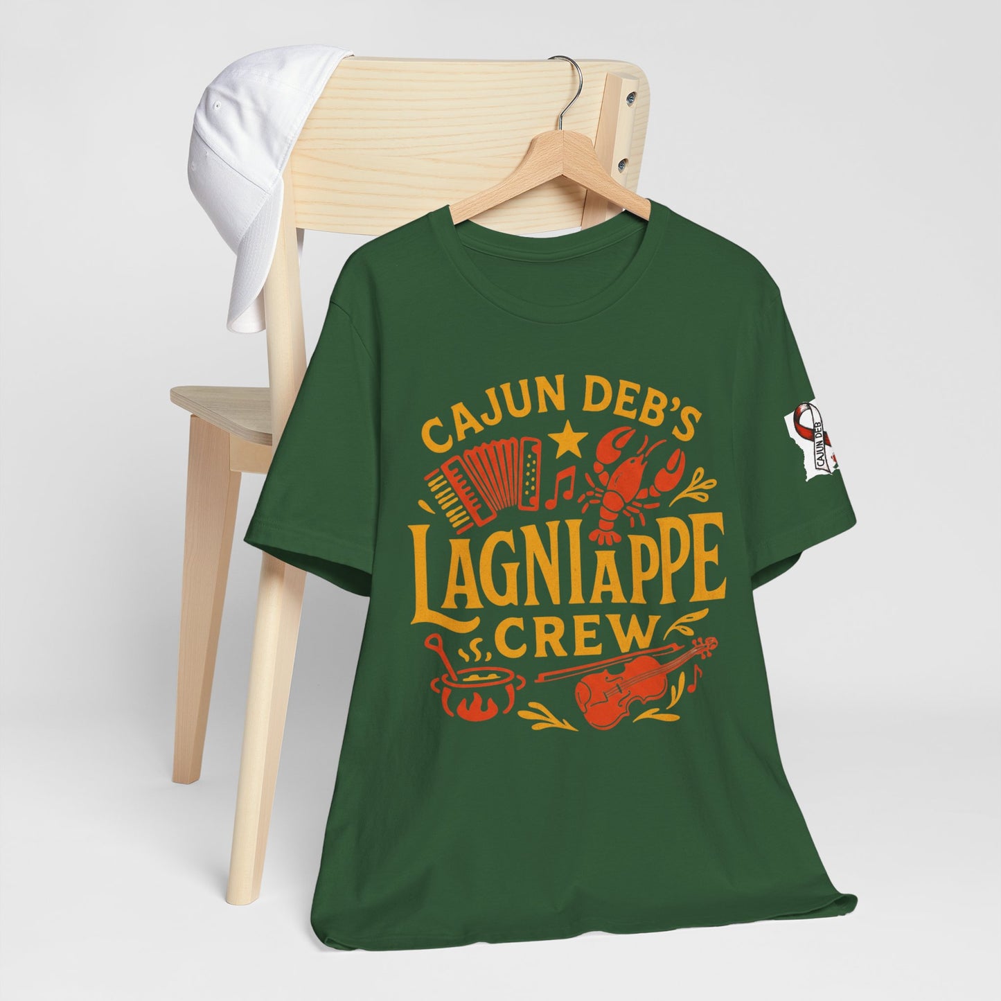 CAJUN DEB Lagniappe Crew shirt Unisex Jersey Short Sleeve Tee Bella Canvas 3001 T-Shirt MDS Awareness