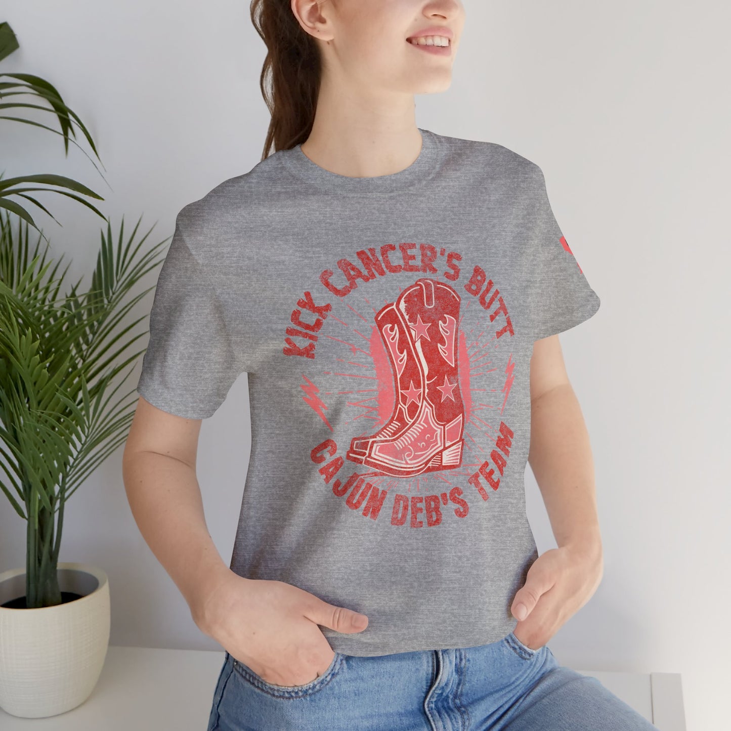 Cajun Deb's Cancer MDS Awareness Tee, Kick Cancer's Butt Shirt, Unisex Support Tee, Gift for Cancer Fighters, Motivational T-Shirt Bella+Canva 3001