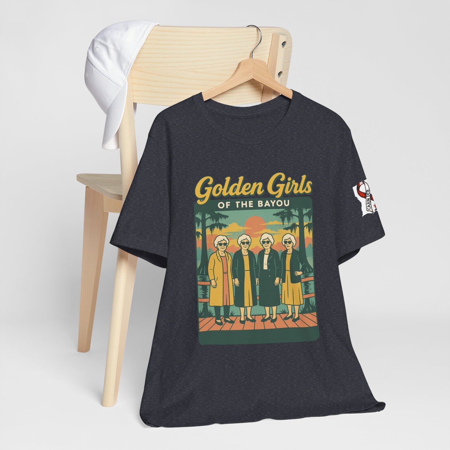 CAJUN DEB Golden Girls of the Bayou shirt Unisex Jersey Short Sleeve Tee Bella Canvas 3001 T-Shirt MDS Awareness