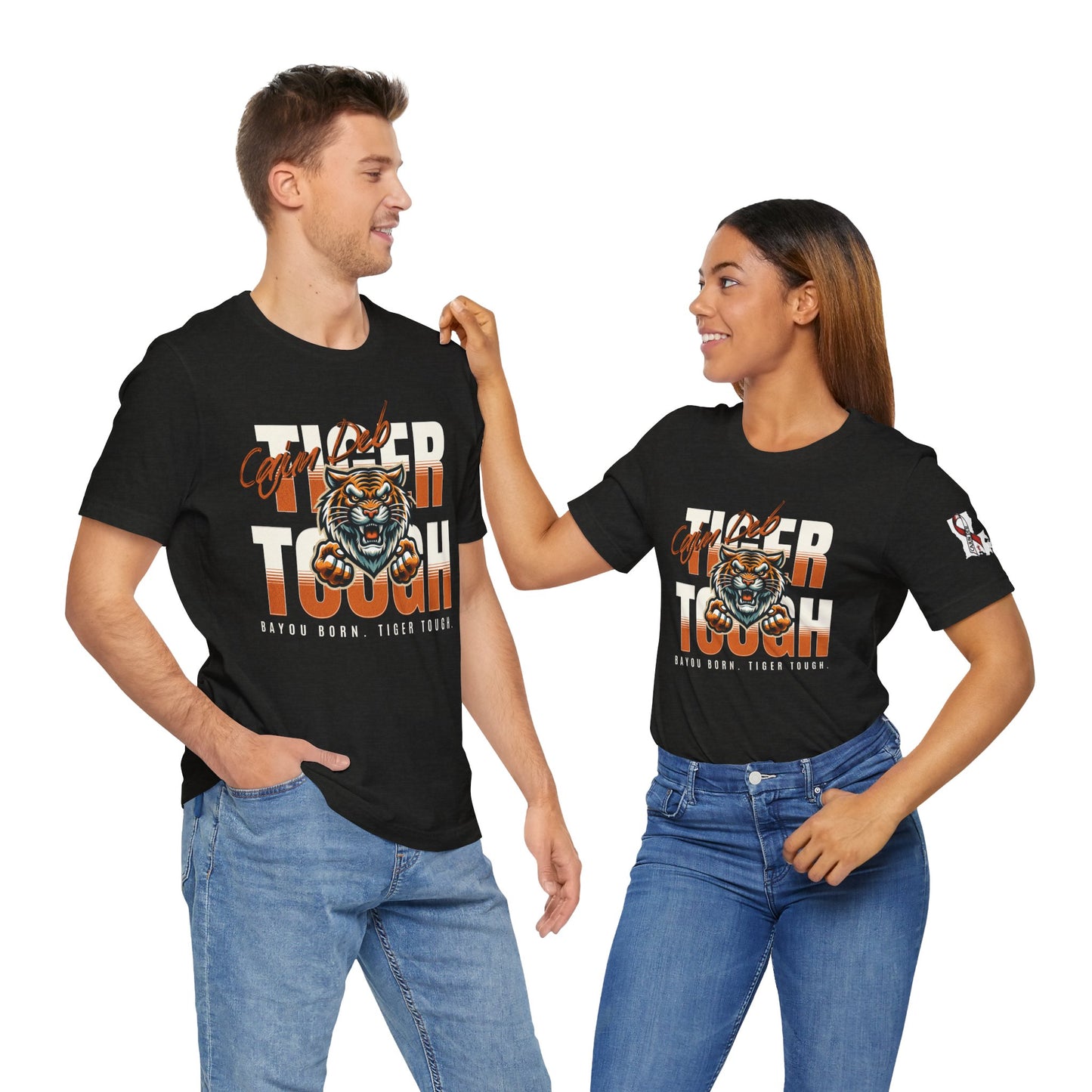 CAJUN DEB Bayou Born Tiger Tough Cancer MDS Awareness Tee, Unisex Support Tee, Gift for Cancer Fighters, Motivational T-Shirt Bella+Canva 3001