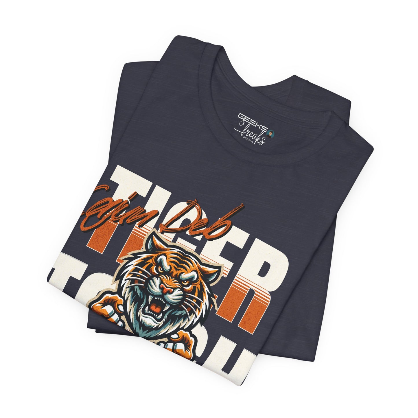 CAJUN DEB Bayou Born Tiger Tough Cancer MDS Awareness Tee, Unisex Support Tee, Gift for Cancer Fighters, Motivational T-Shirt Bella+Canva 3001