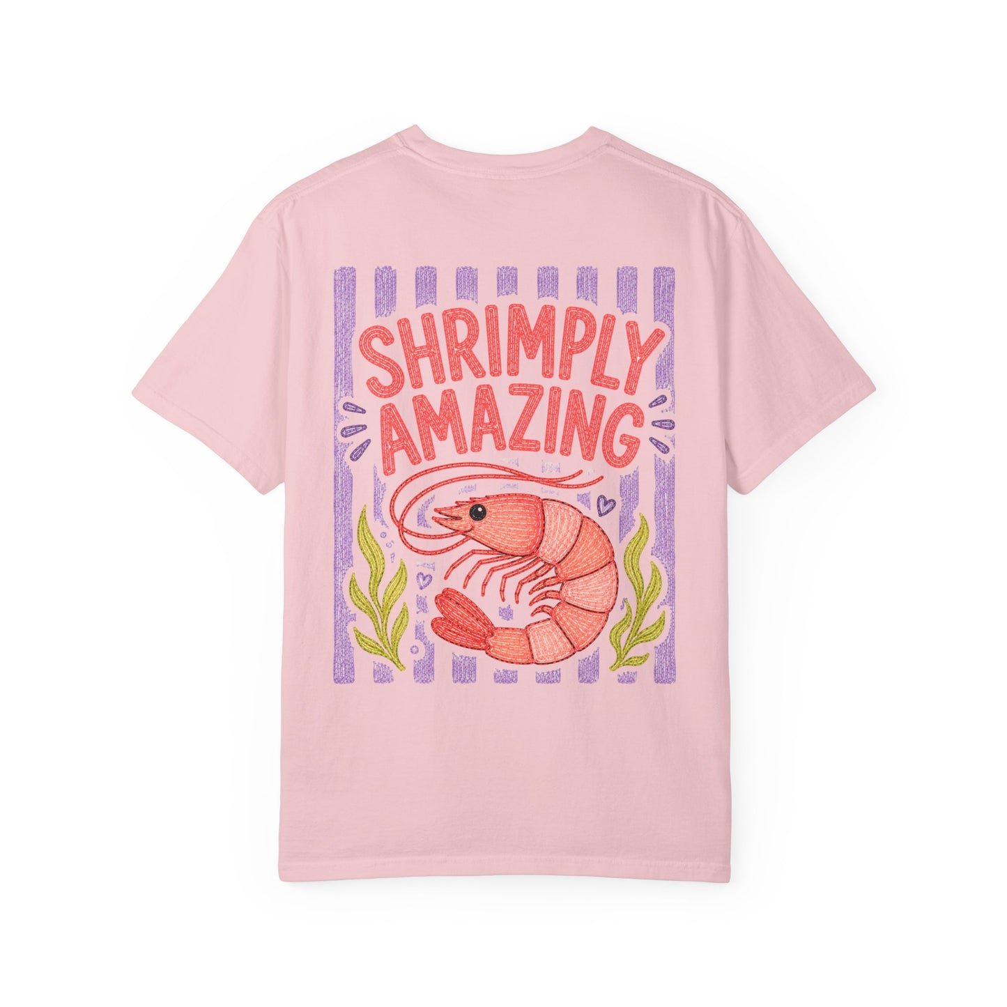 Shrimply Amazing Shrimp Shirt | Comfort Colors 1717 | Funny Seafood Tee | Cajun Deb Collection