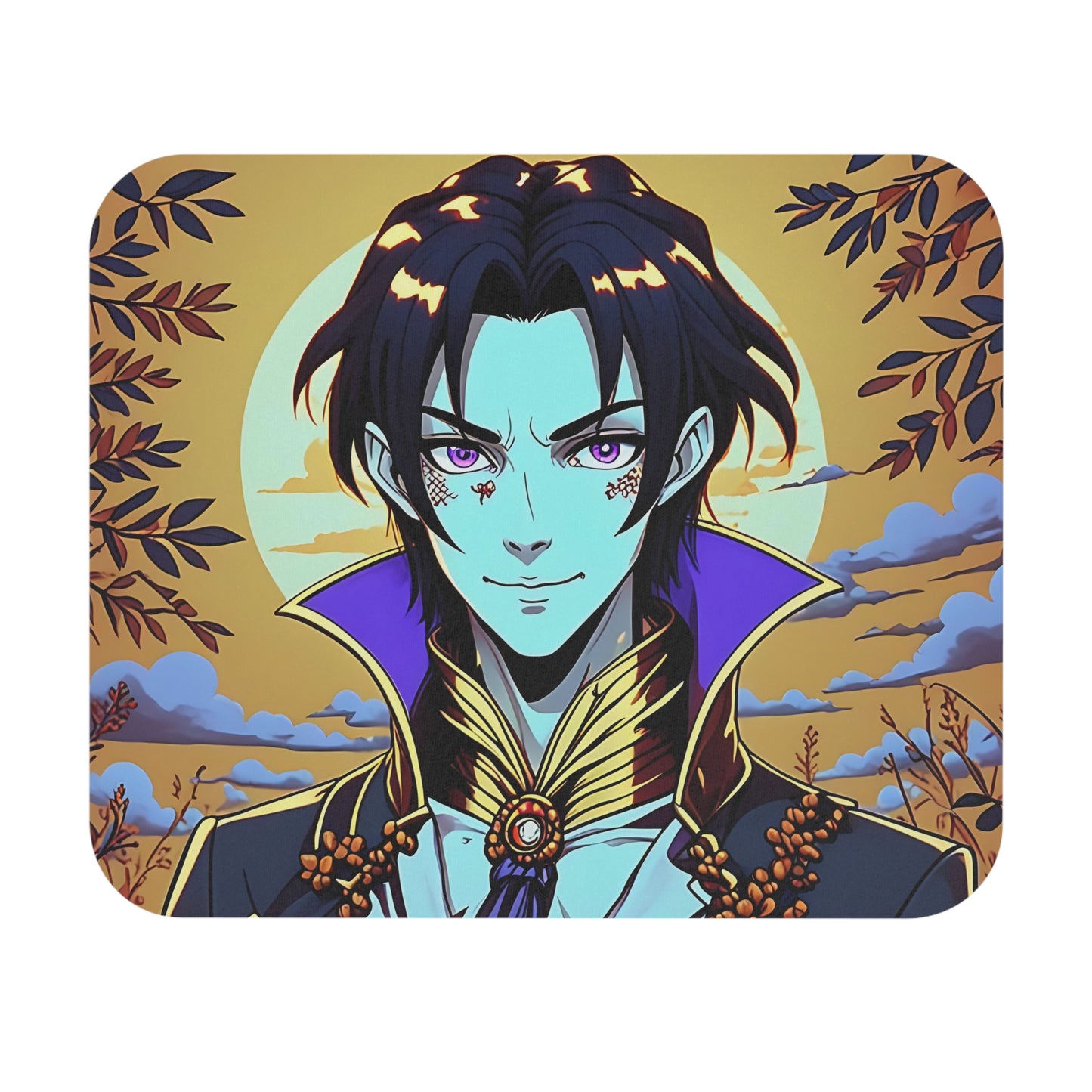 Anime Mousepad (Rectangle) Vampire Halloween Anime Mouse Pad