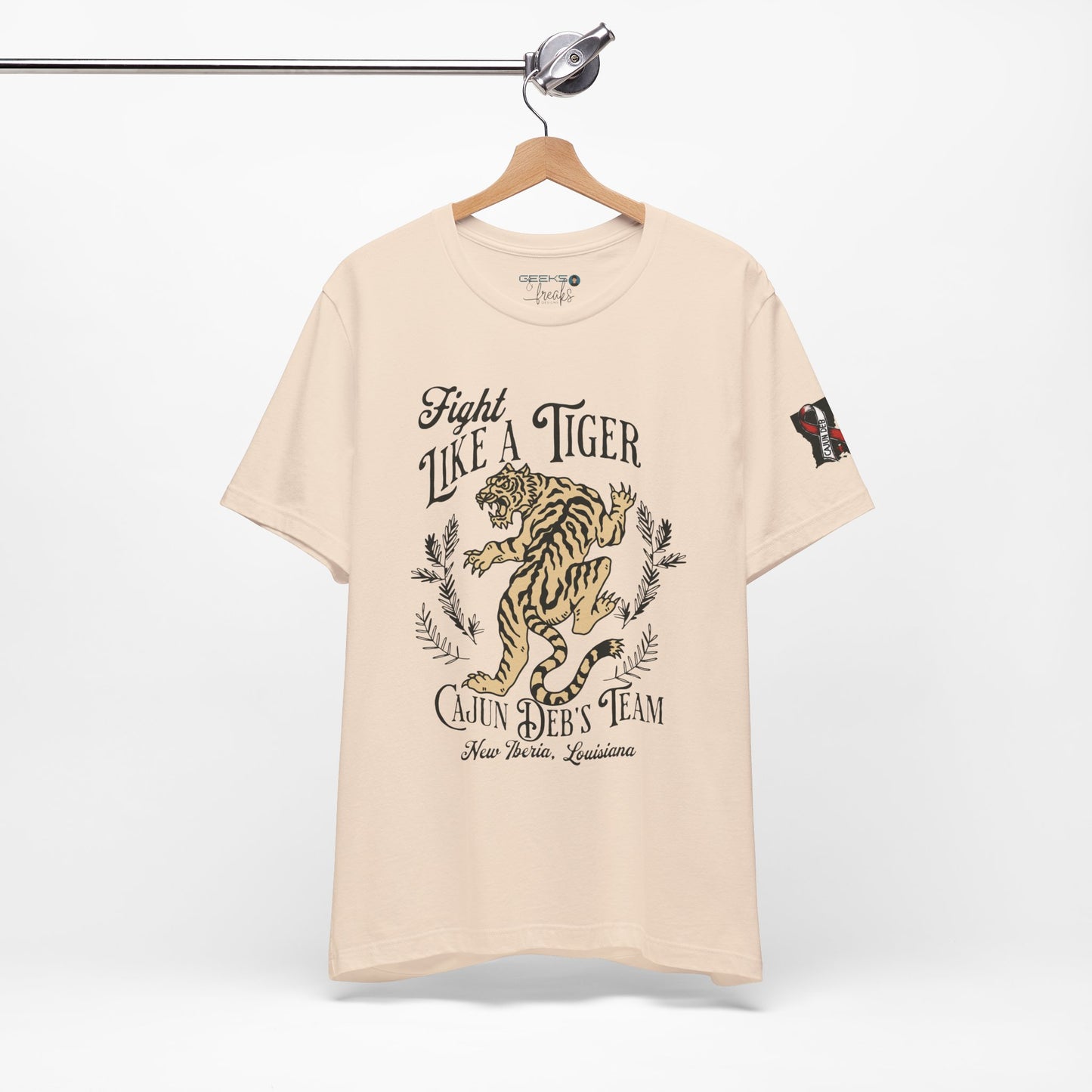 CAJUN DEB Fight Like a Tiger Tough Cancer MDS Awareness Tee, Unisex Support Tee, Gift for Cancer Fighters, Motivational T-Shirt Bella+Canva 3001