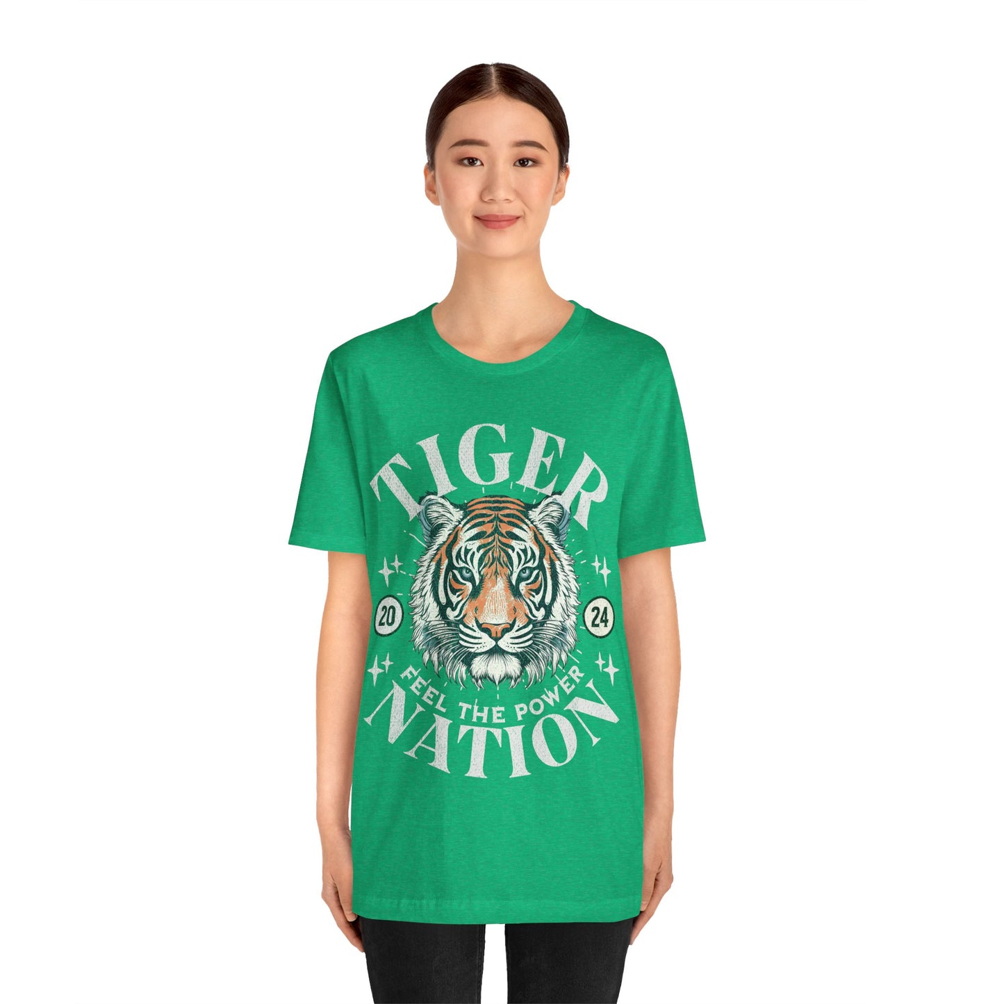 Tiger Nation - Bella Canvas 3001 Unisex Jersey Short Sleeve Tee