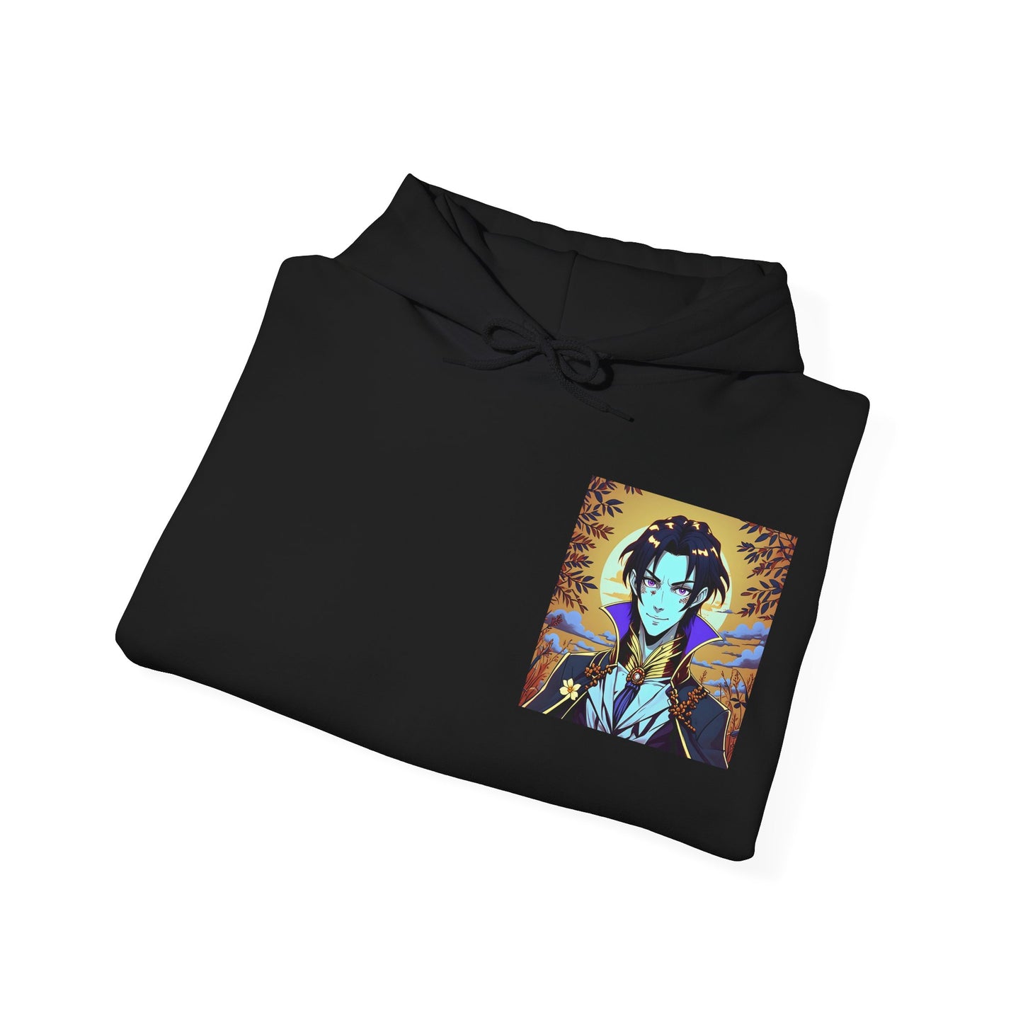 Anime Hoodie Vampire Halloween Unisex Heavy Blend™ Hooded Sweatshirt Gildan 18500