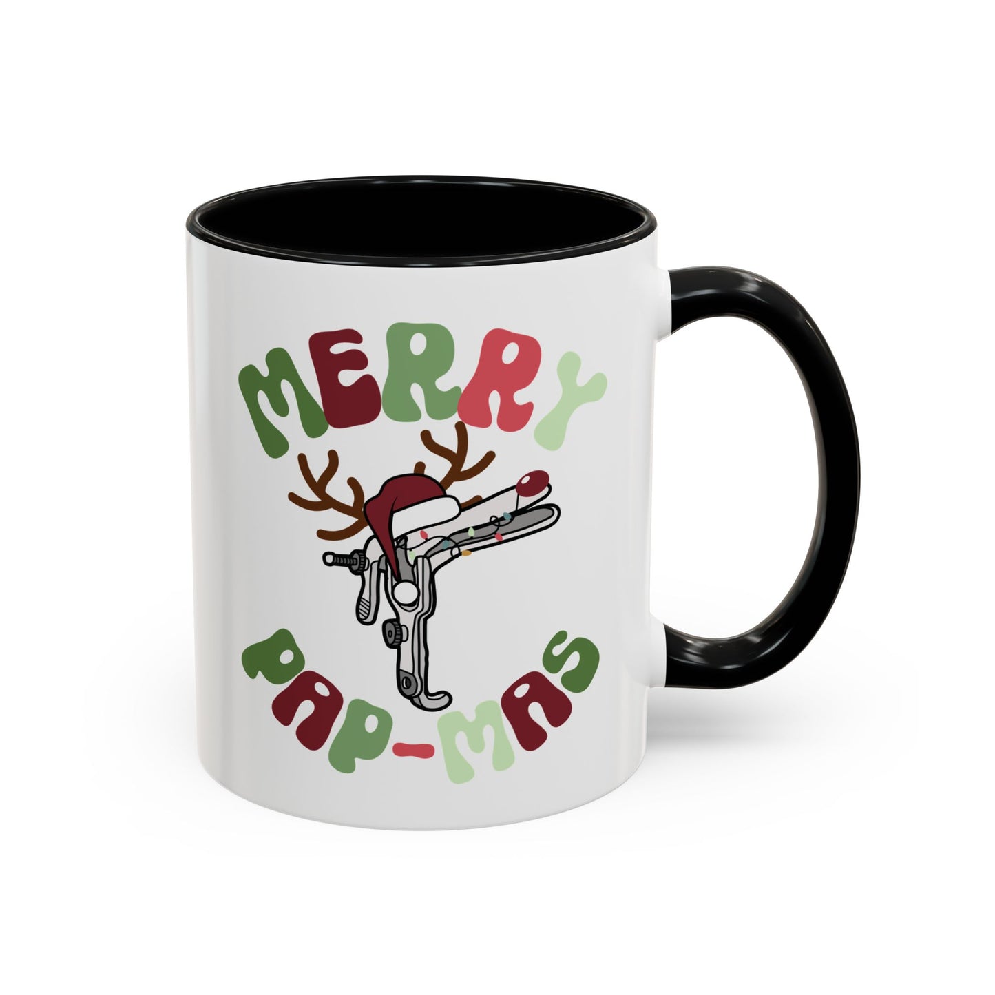 Merry Pap-Mas Mug Funny OB/GYN Christmas Gift Coffee Mug (11, 15oz)