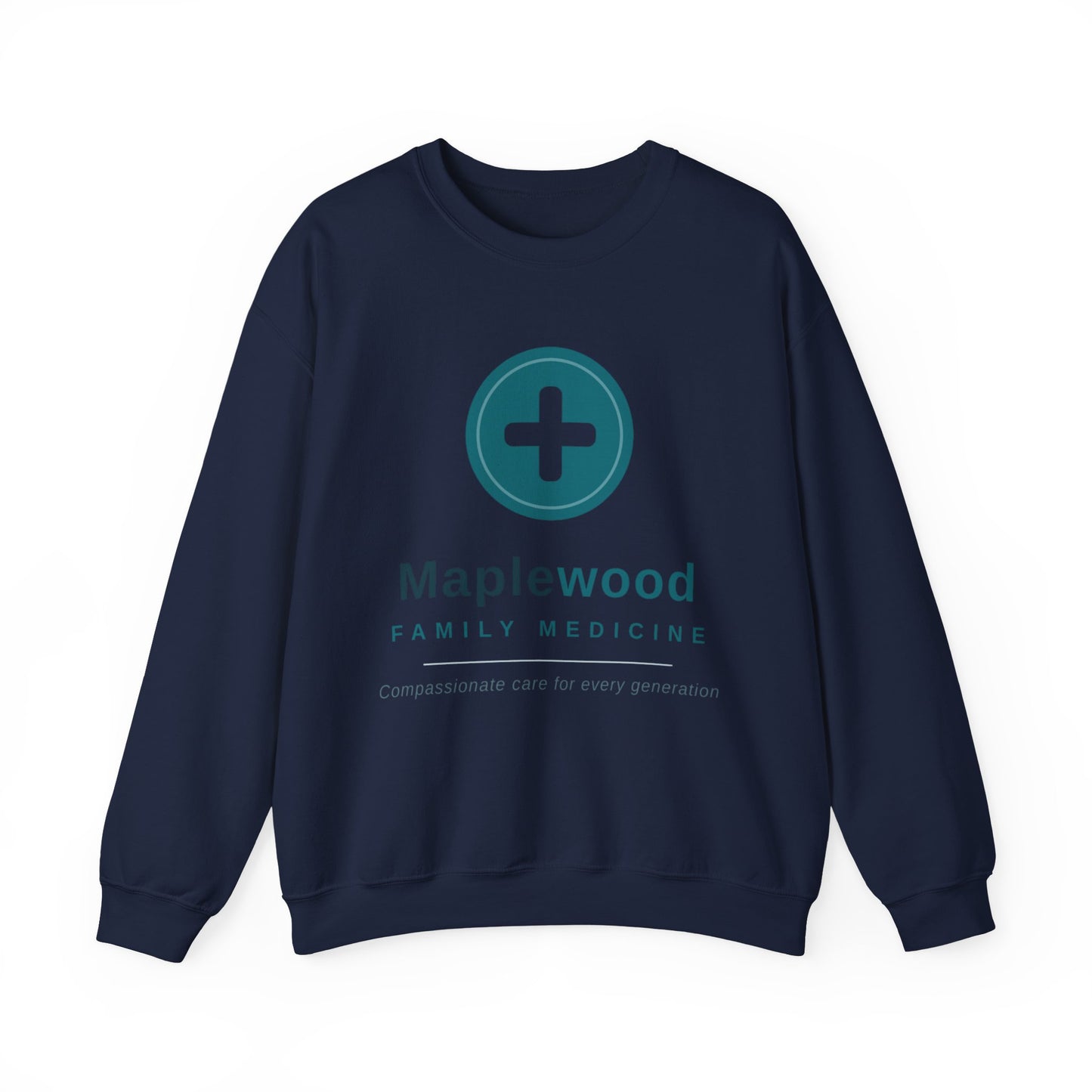 Custom Medical Office Logo Sweatshirt Clinic Team Gift Personalized Practice Crewneck Gildan 18000