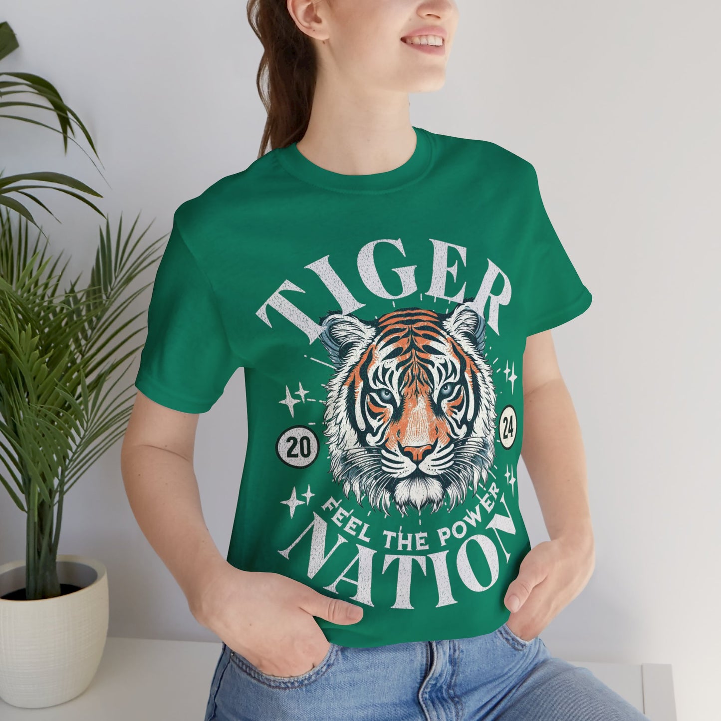 Tiger Nation - Bella Canvas 3001 Unisex Jersey Short Sleeve Tee