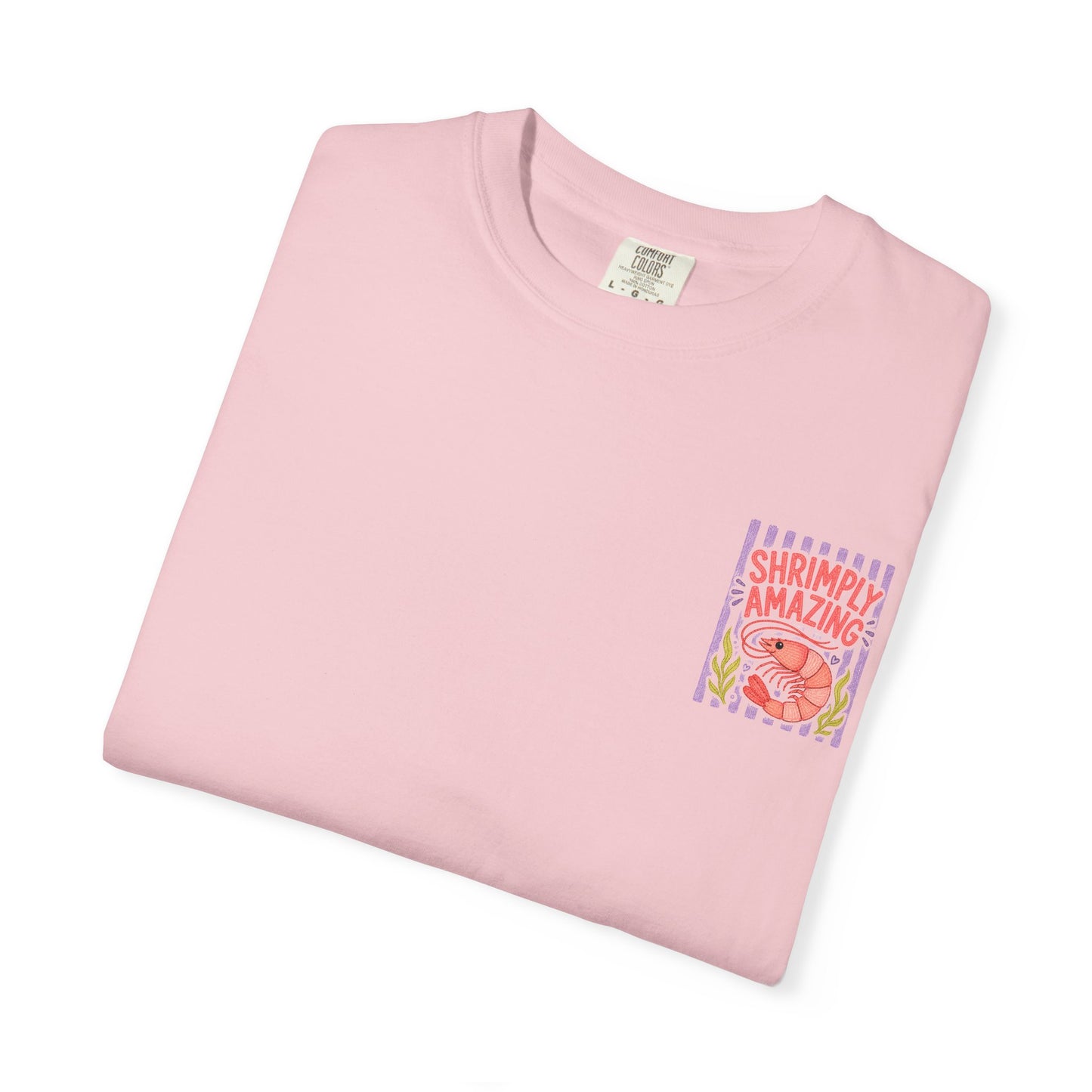 Shrimply Amazing Shrimp Shirt | Comfort Colors 1717 | Funny Seafood Tee | Cajun Deb Collection