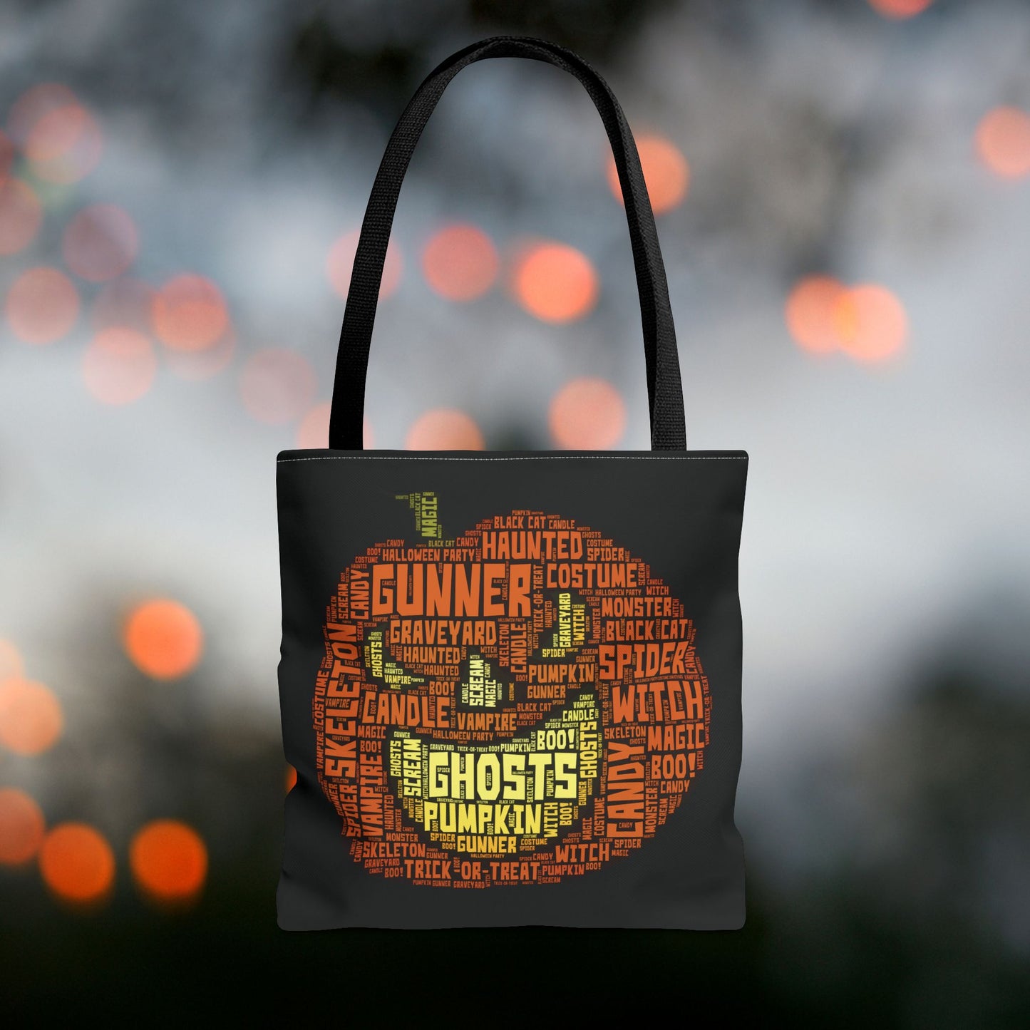 Personalized Trick-or-Treat Bag | Custom Halloween Bag with Child's Name | Personalized Pumpkin Candy Tote