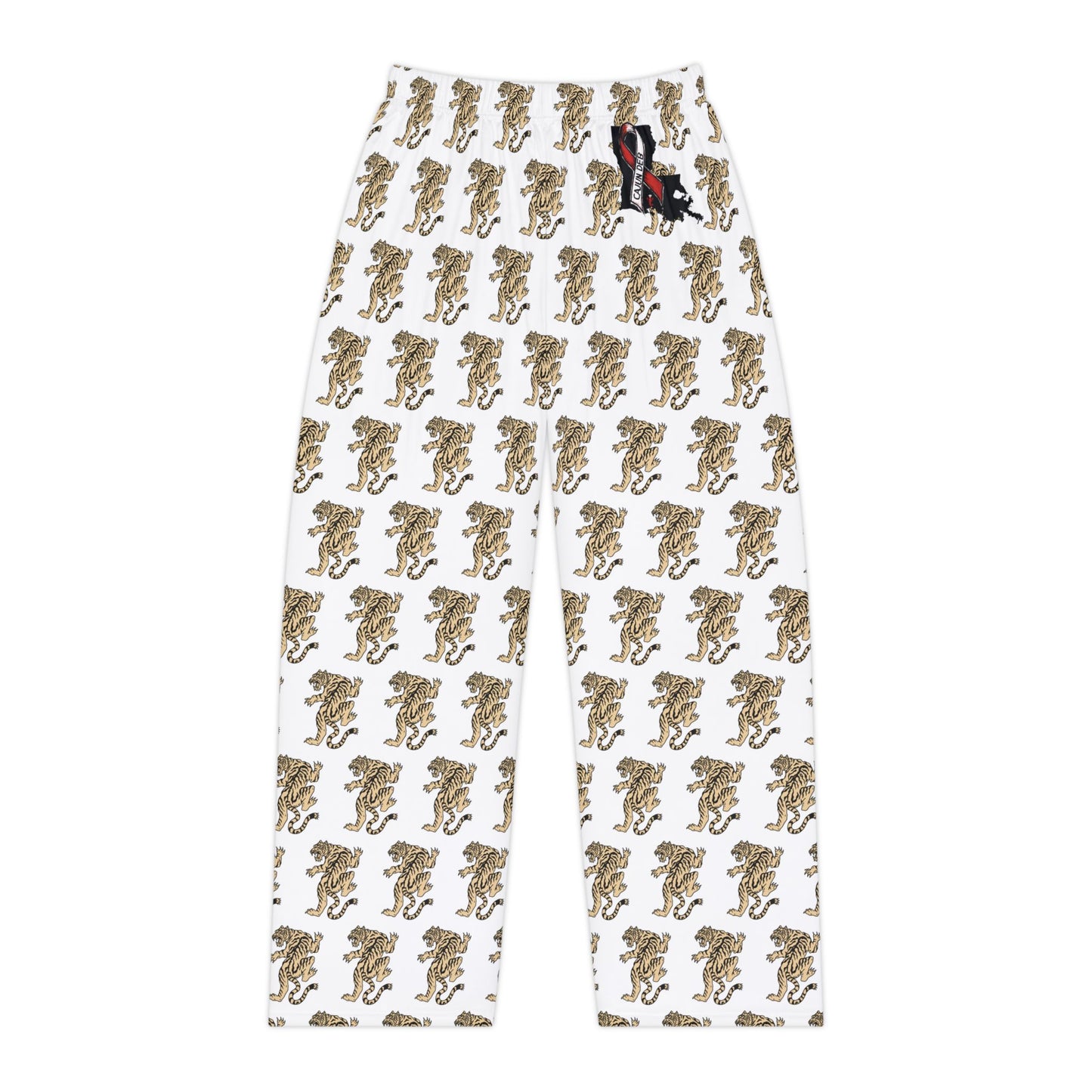 CAJUN DEB Tiger Print Women's Pajama Pants, Cozy Sleepwear, Louisiana Gifts, Summer Nights, MDS Awareness, Tiger Lounge Pants