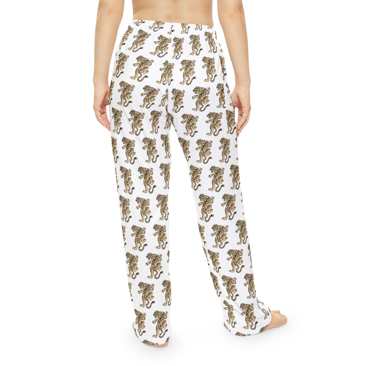 CAJUN DEB Tiger Print Women's Pajama Pants, Cozy Sleepwear, Louisiana Gifts, Summer Nights, MDS Awareness, Tiger Lounge Pants