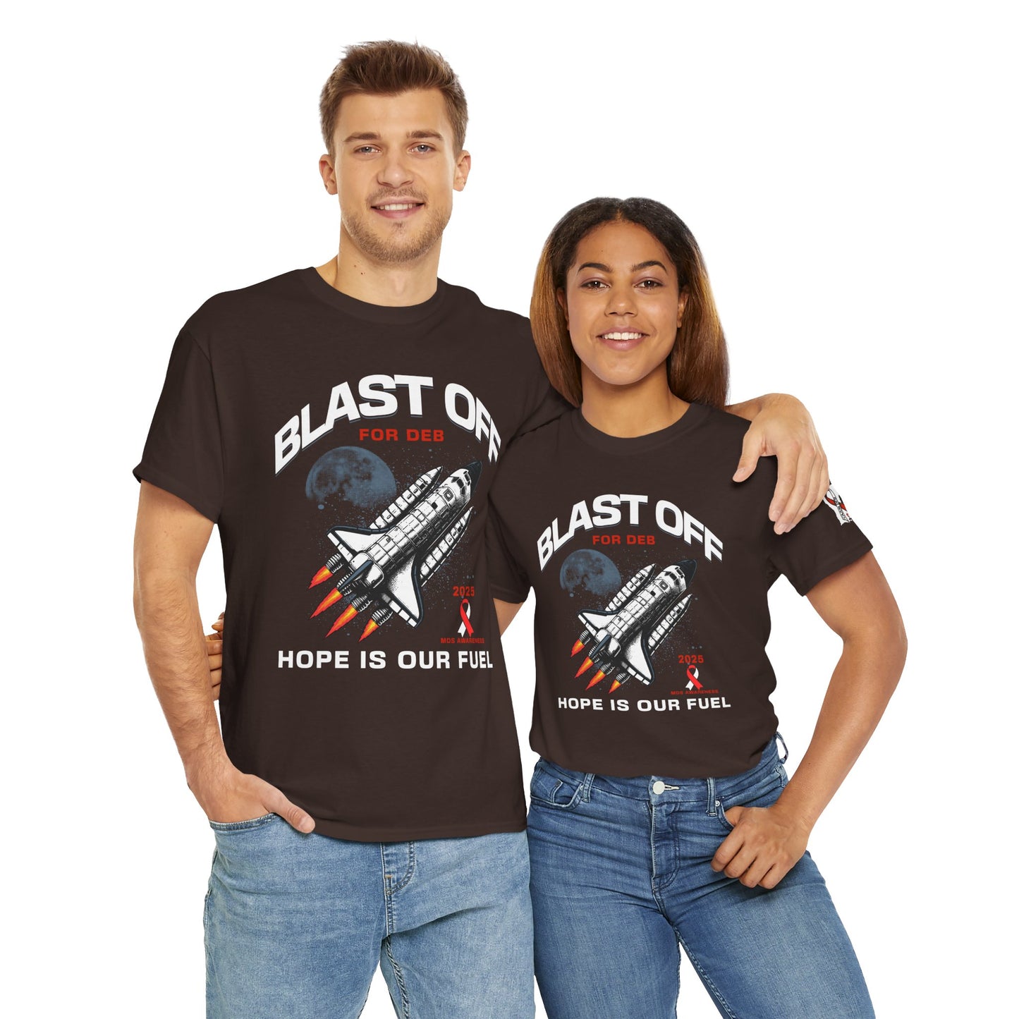 CAJUN DEB Blast Off Rocket GILDAN 5000 Unisex Heavy Cotton Tee, Trendy Graphic Tee