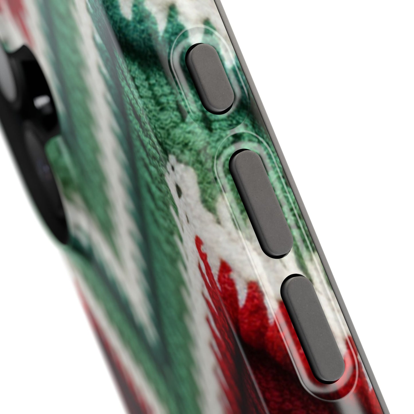 Vintage Christmas Crocheted Afghan Phone Case - Personalized Christmas Phone Case Impact-Resistant Case