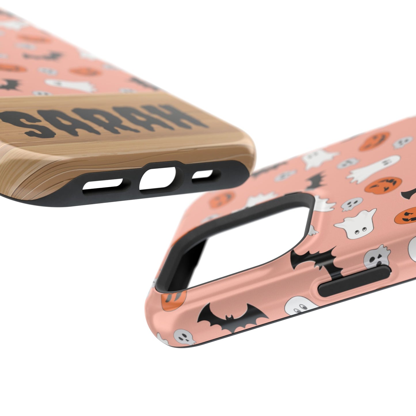 Custom, Personalized Halloween Magnetic Tough Cases for iPhone -ghost bat pumpkin