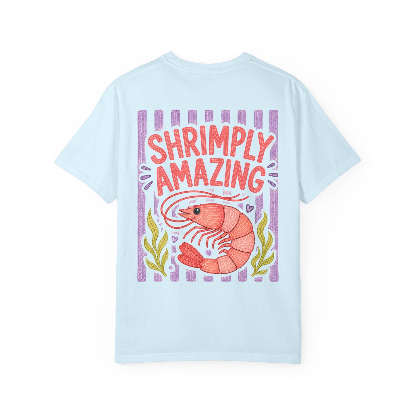 Shrimply Amazing Shrimp Shirt | Comfort Colors 1717 | Funny Seafood Tee | Cajun Deb Collection