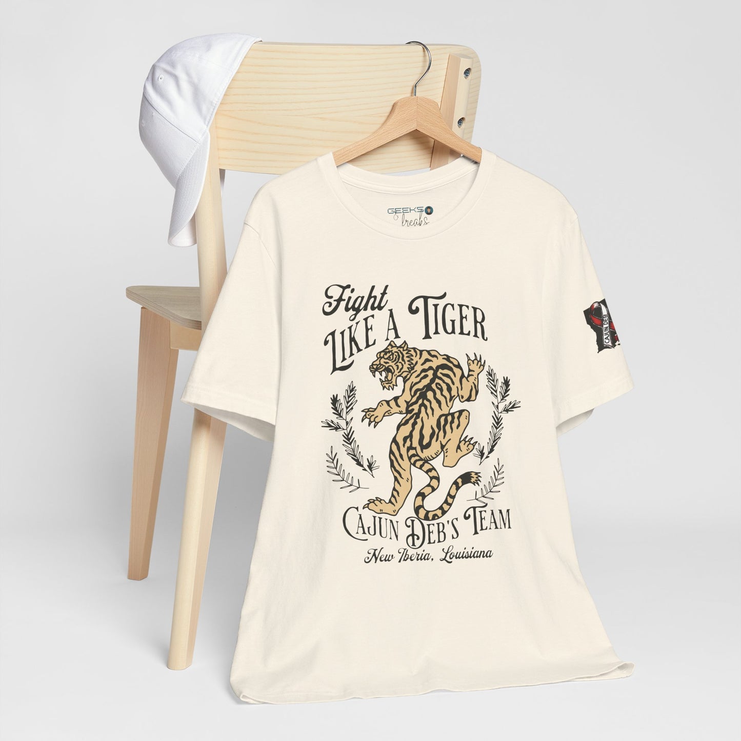 CAJUN DEB Fight Like a Tiger Tough Cancer MDS Awareness Tee, Unisex Support Tee, Gift for Cancer Fighters, Motivational T-Shirt Bella+Canva 3001