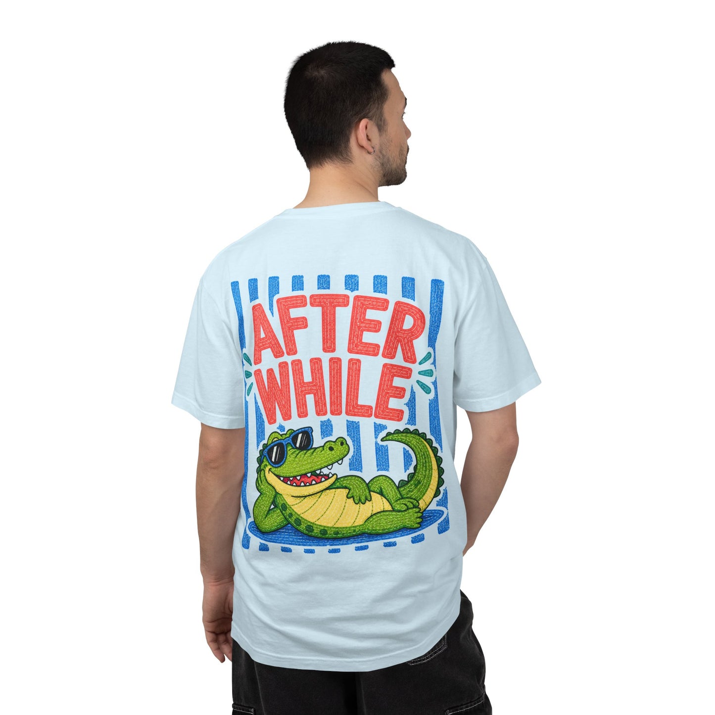 After While Crocodile T-Shirt | Comfort Colors 1717 | Funny Southern Alligator Tee | Cajun Deb Collection