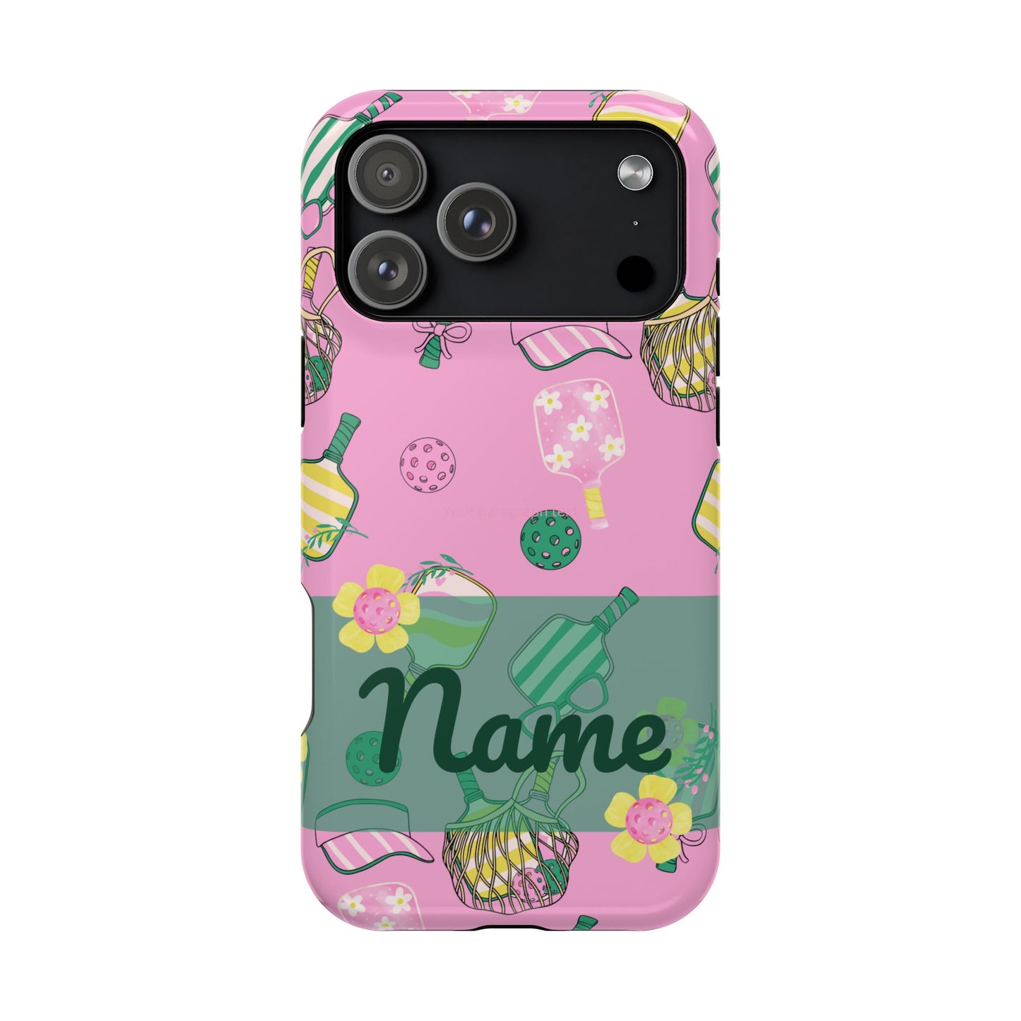 Pickleball Pro: Custom Magnetic Tough Case Personalized