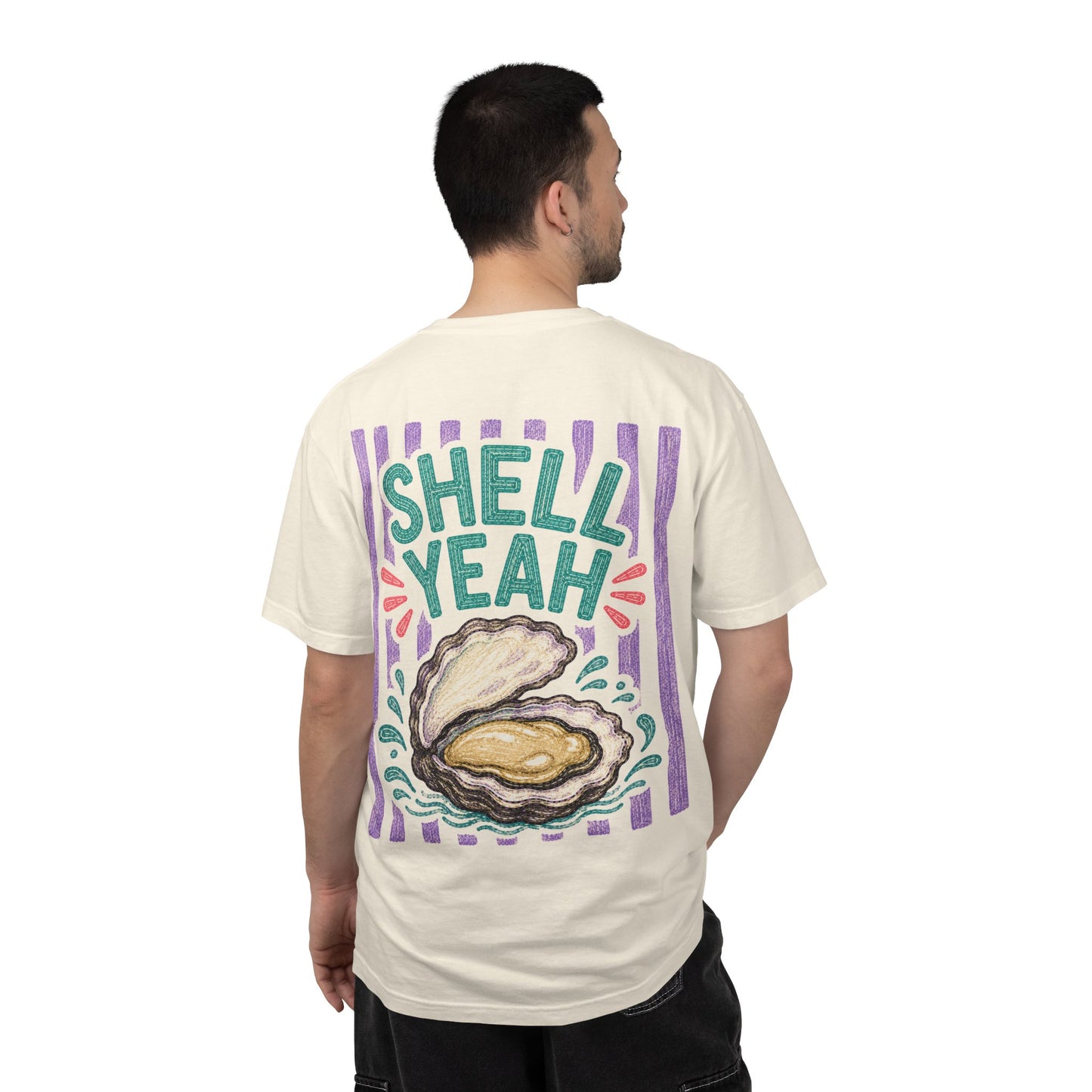 Shell Yeah Oyster Shirt | Comfort Colors 1717 | Funny Cajun Seafood Tee | Cajun Deb Collection