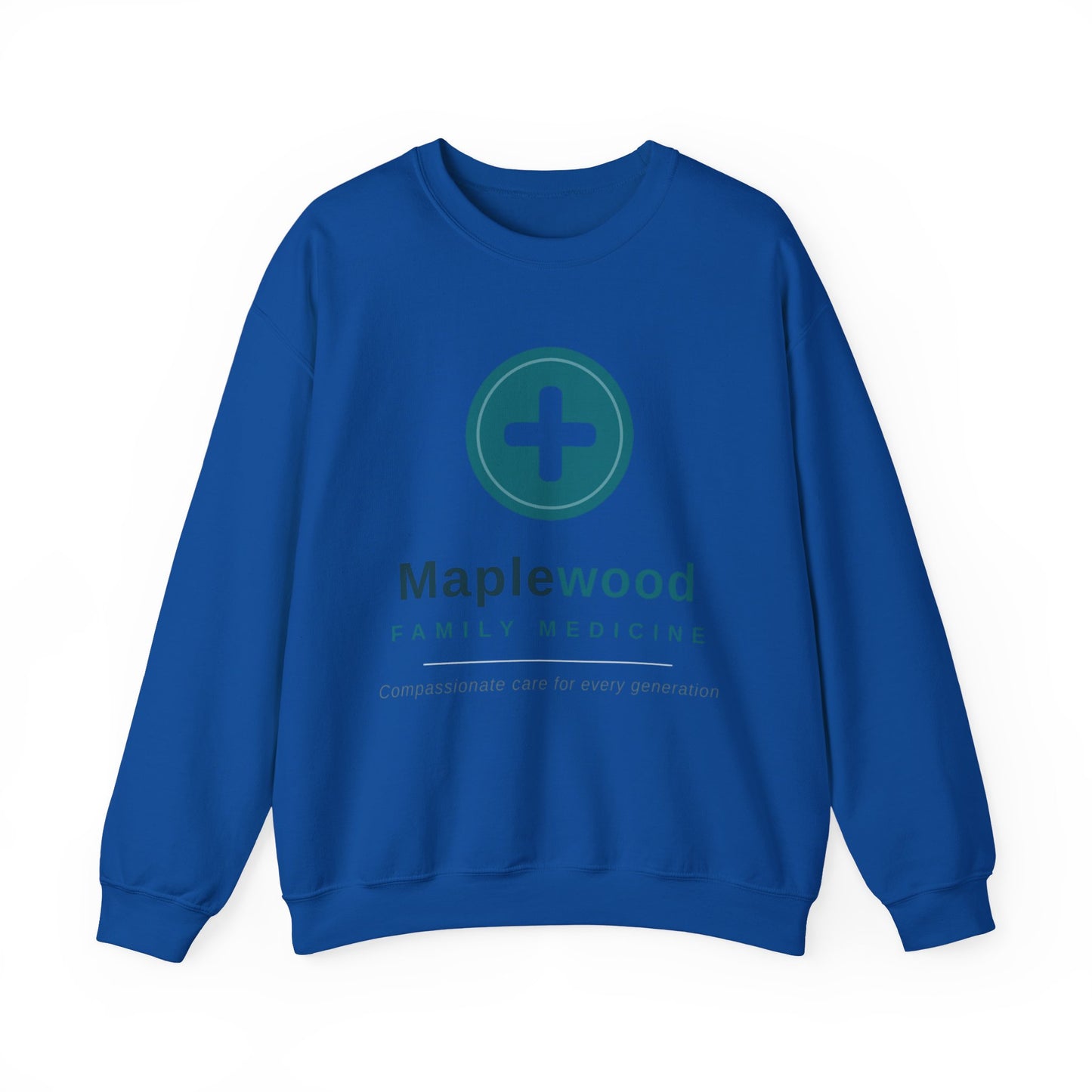 Custom Medical Office Logo Sweatshirt Clinic Team Gift Personalized Practice Crewneck Gildan 18000