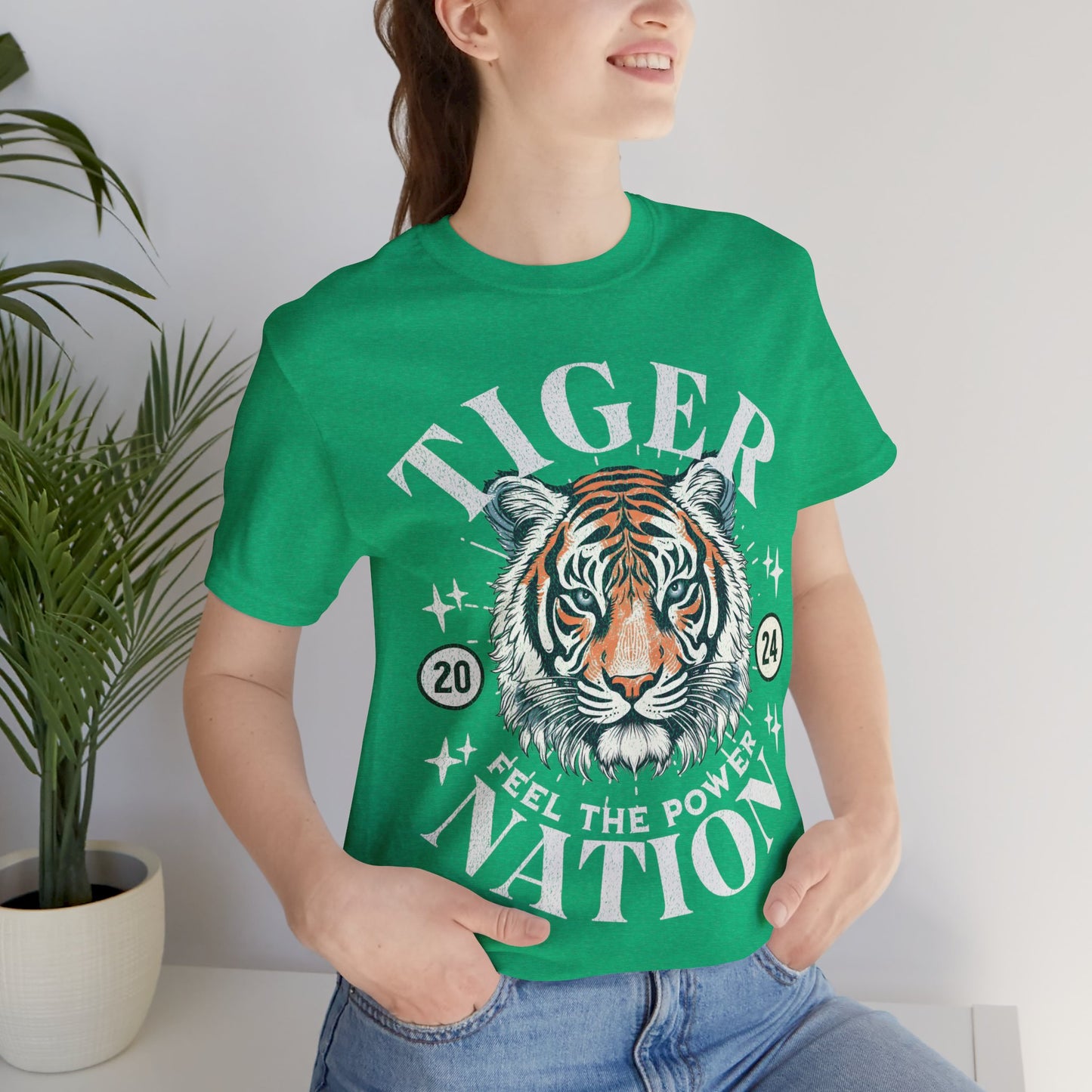 Tiger Nation - Bella Canvas 3001 Unisex Jersey Short Sleeve Tee