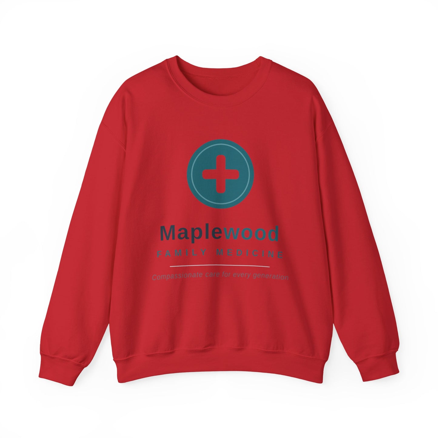 Custom Medical Office Logo Sweatshirt Clinic Team Gift Personalized Practice Crewneck Gildan 18000