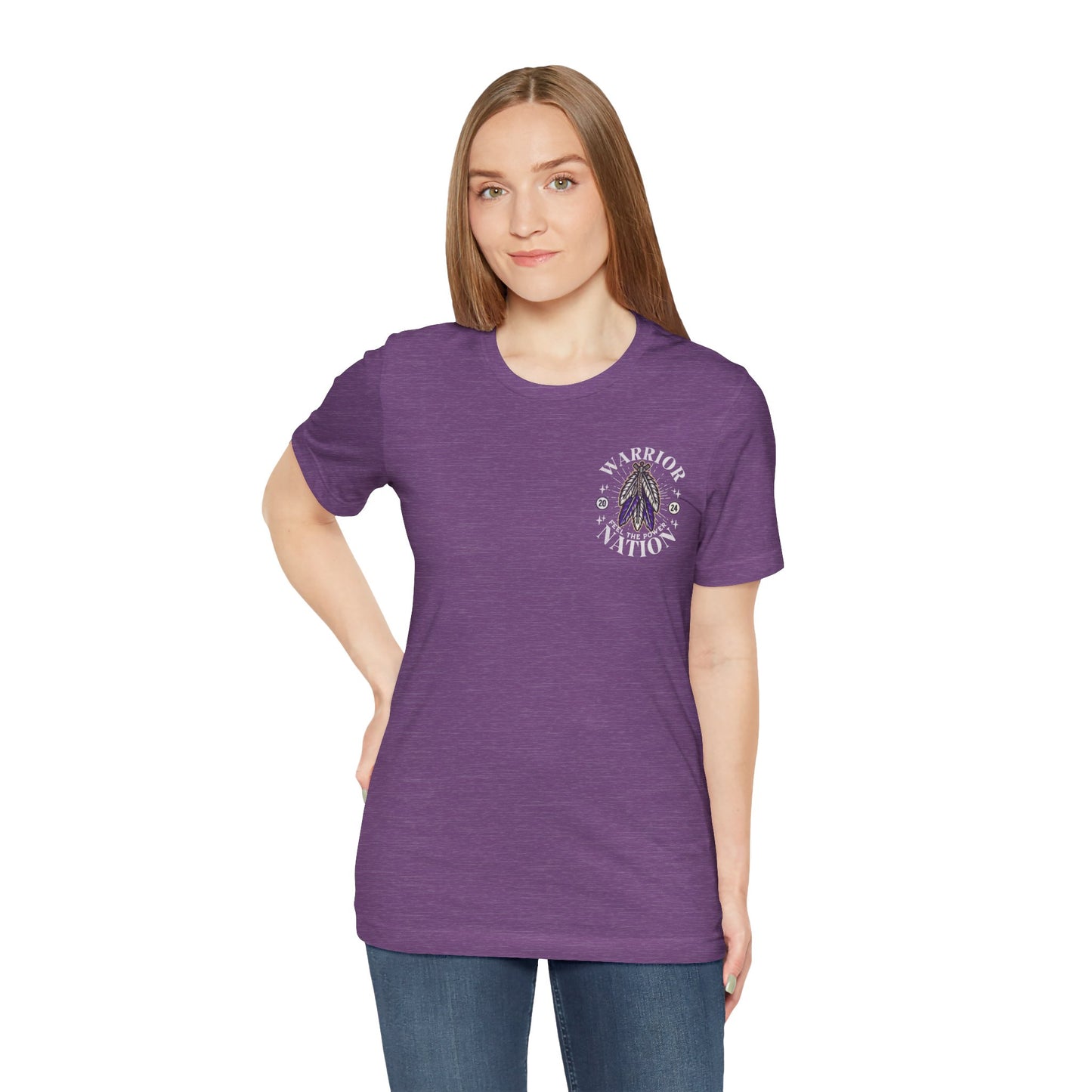 Warrior Nation POCKET DESIGN - Bella Canvas 3001 Unisex Jersey Short Sleeve Tee