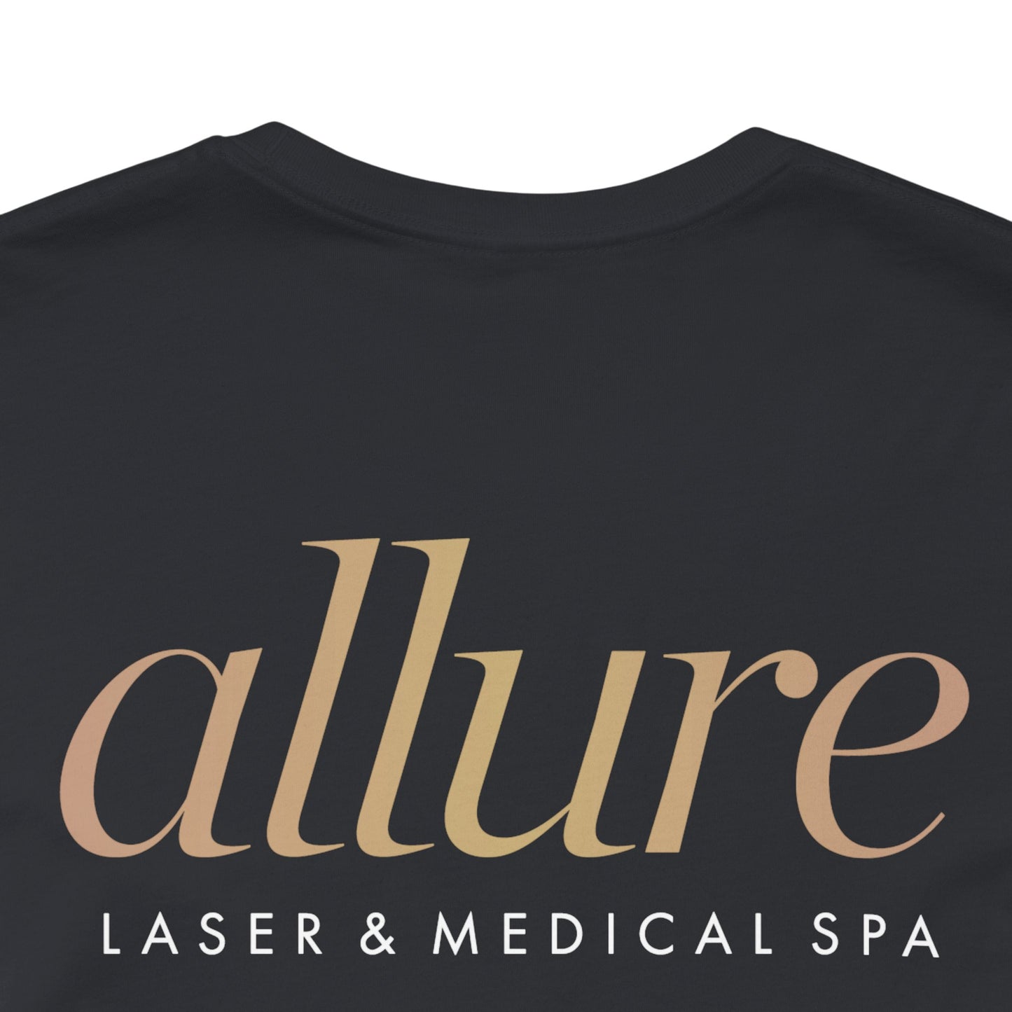 Allure Laser & Medical Spa Bootox Custom Crew Unisex Jersey Short Sleeve Tee Bella Canvas 3001 T-Shirt