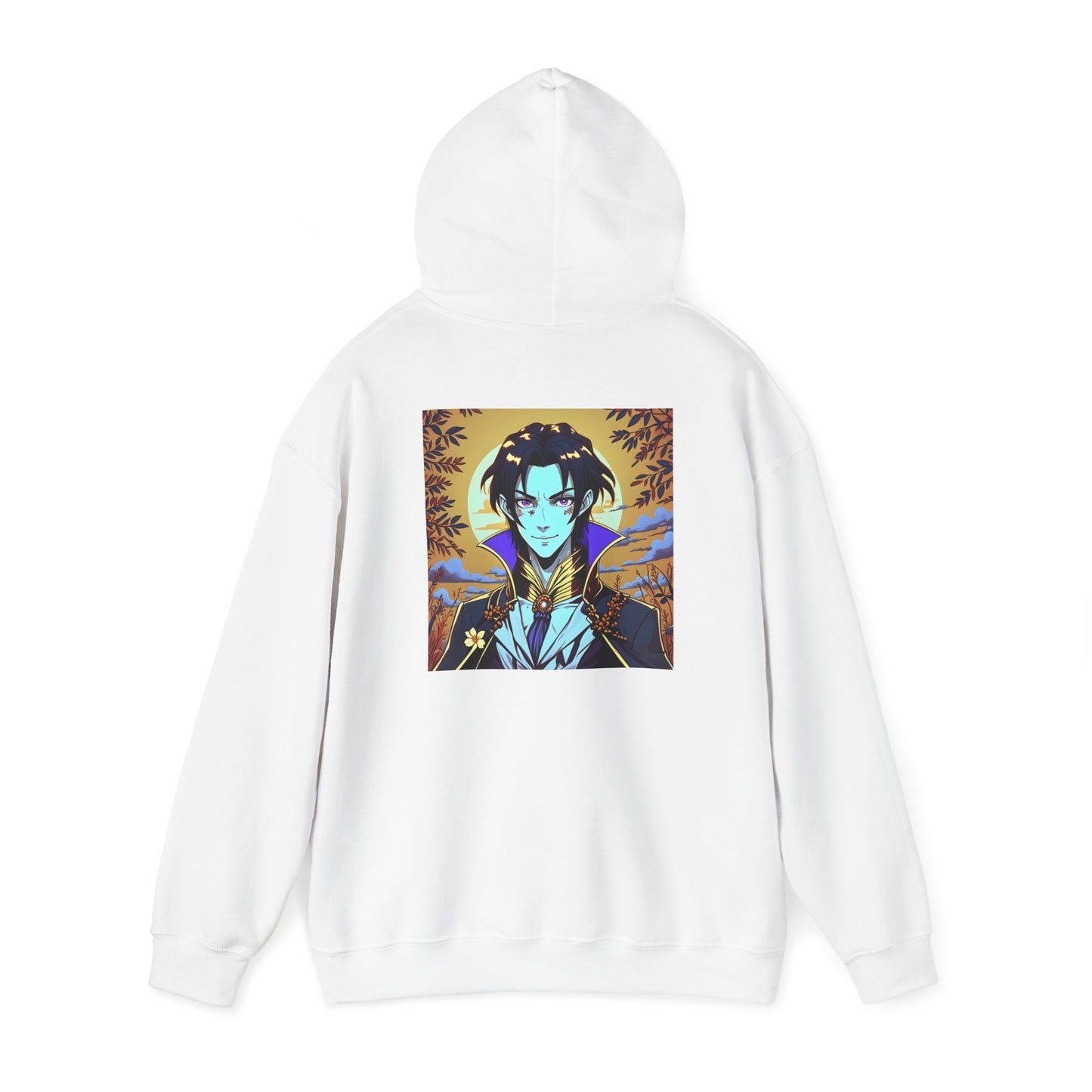 Anime Hoodie Vampire Halloween Unisex Heavy Blend™ Hooded Sweatshirt Gildan 18500