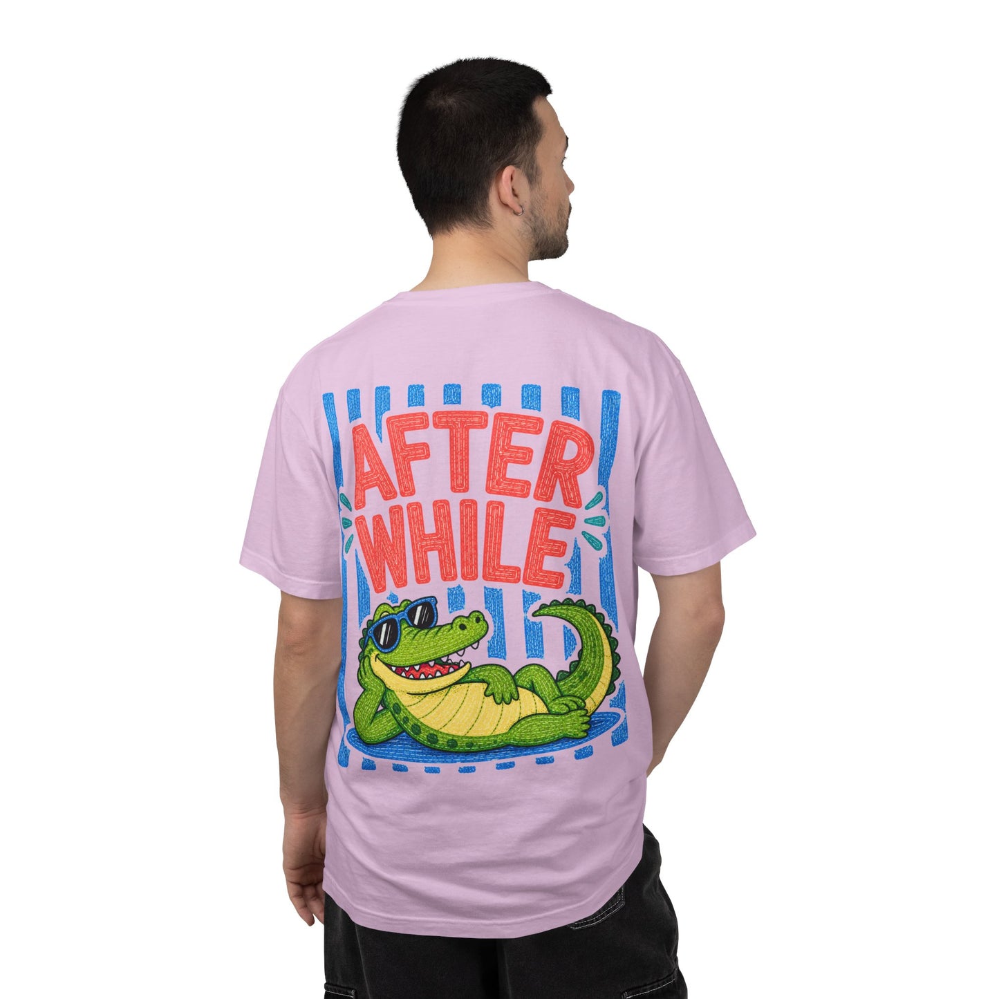 After While Crocodile T-Shirt | Comfort Colors 1717 | Funny Southern Alligator Tee | Cajun Deb Collection