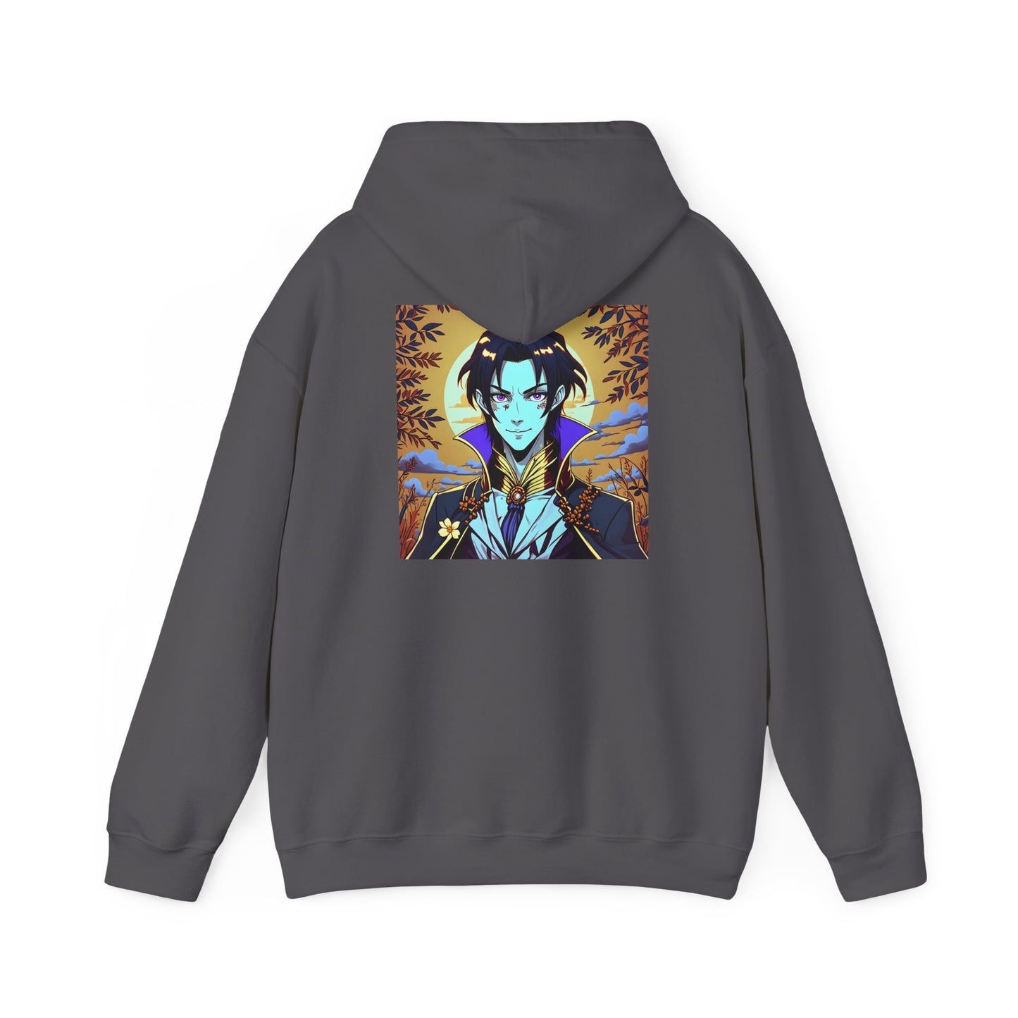 Anime Hoodie Vampire Halloween Unisex Heavy Blend™ Hooded Sweatshirt Gildan 18500